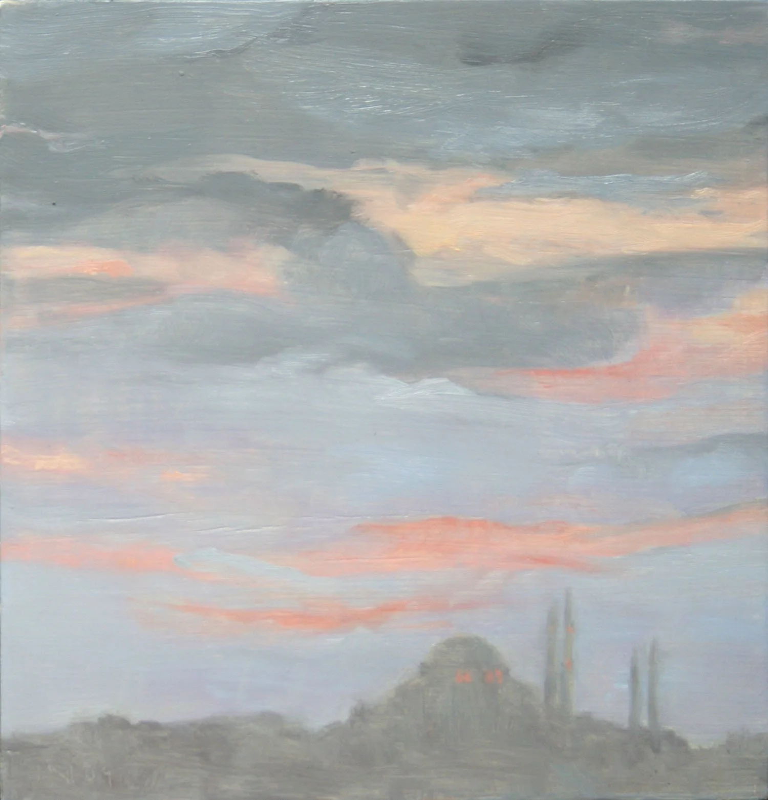 "Sultanahmet Study III"
6x 5 3/4"
oil on panel
2009