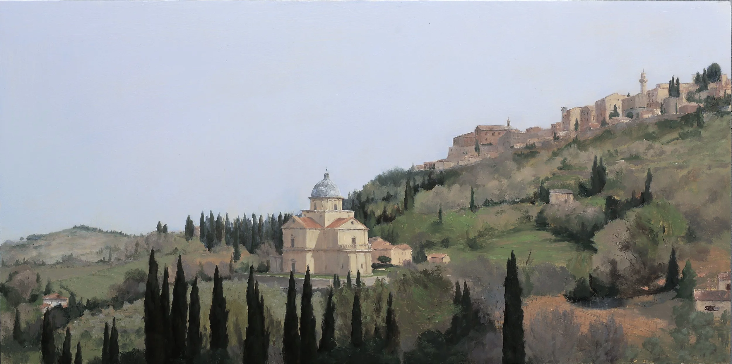 San Biagio, Montepulciano
16x32"
oil on panel
2013