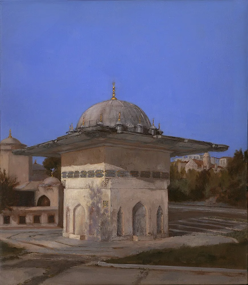 "Fountain, Tophane Square"
14 x 12"
oil on linen
2009
sold
