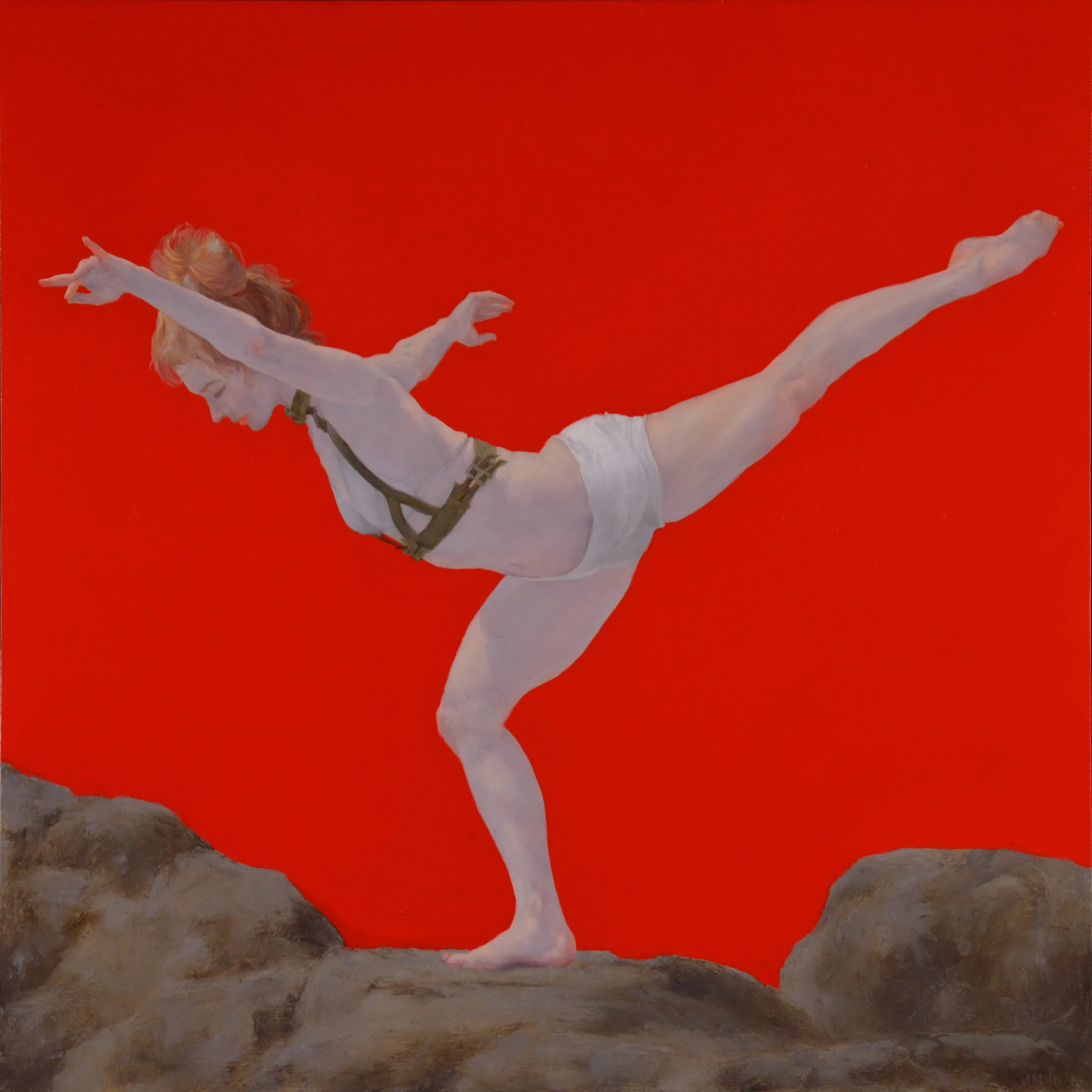 Untitled Red Square 1
15.5 x 15.5"
oil on panel
2016