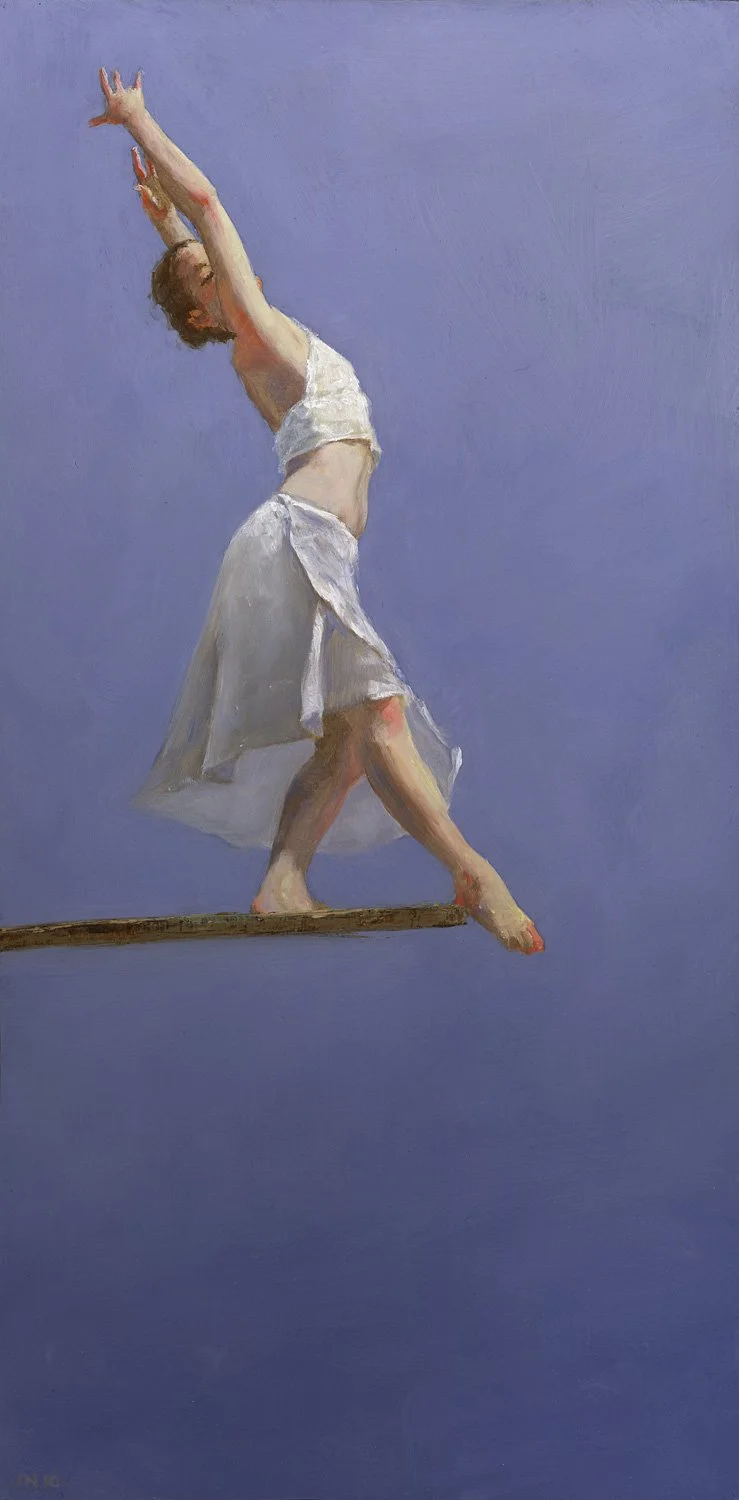Balance, Study III"
13 x 6 1/2"
oil on panel
2010
SOLD