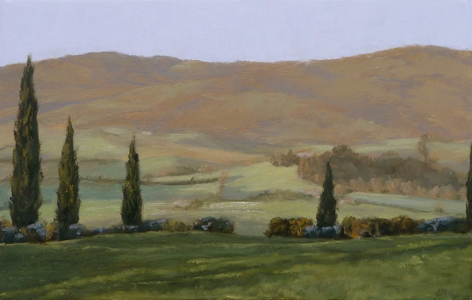 Morning at the Borgo
6 1/4 x 9 7/8"
oil on panel

2011