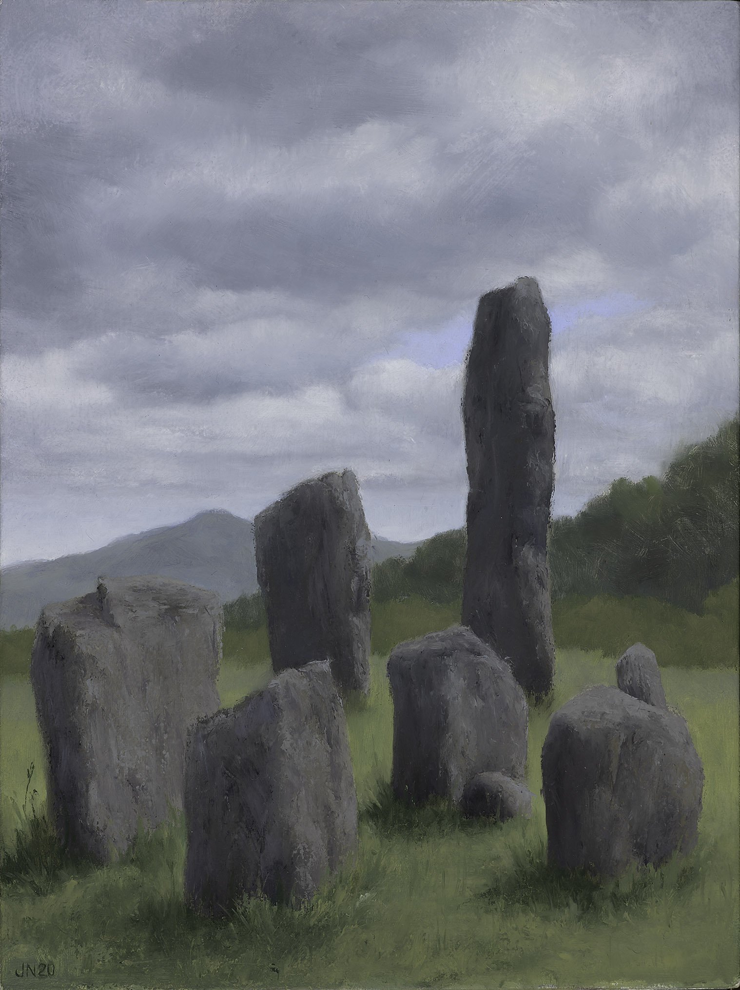 Kealkill Stone Circle
11.75" x 8.75"
oil on canvas board
2021