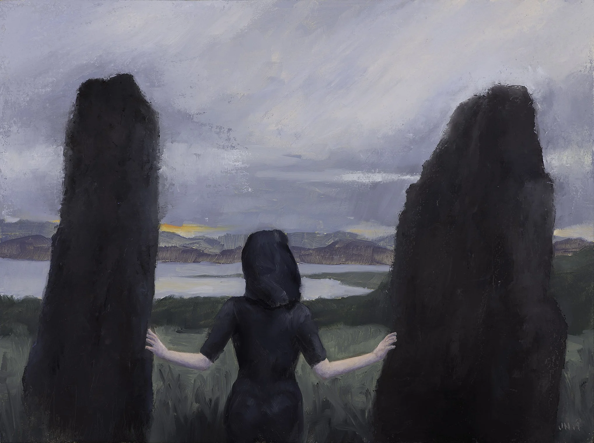 Ardgroom I, Study for Hireath
9" x 12"
oil on panel
2019