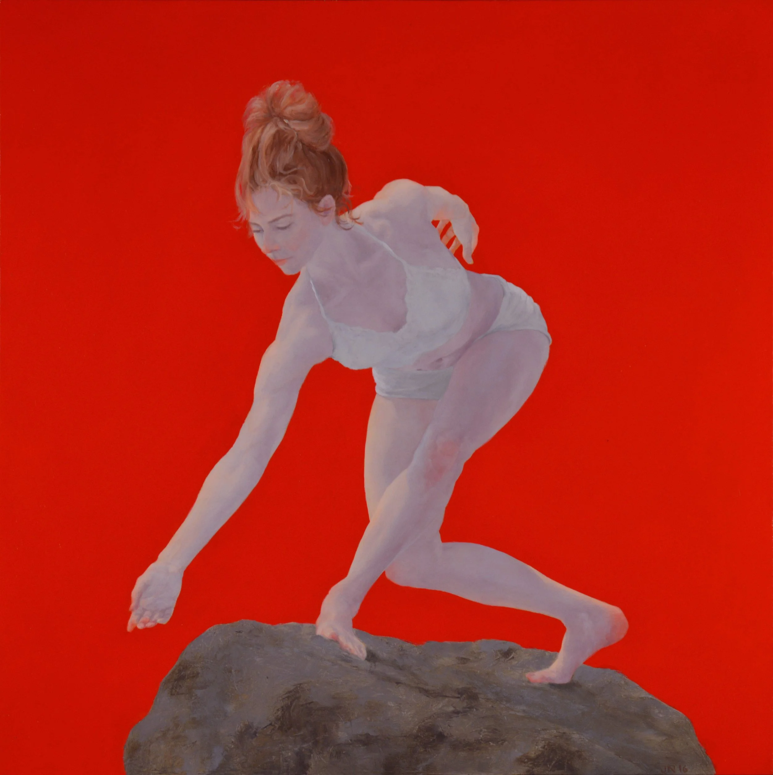 Untitled Red Square 2
15.5 x 15.5"
oil on panel
2016