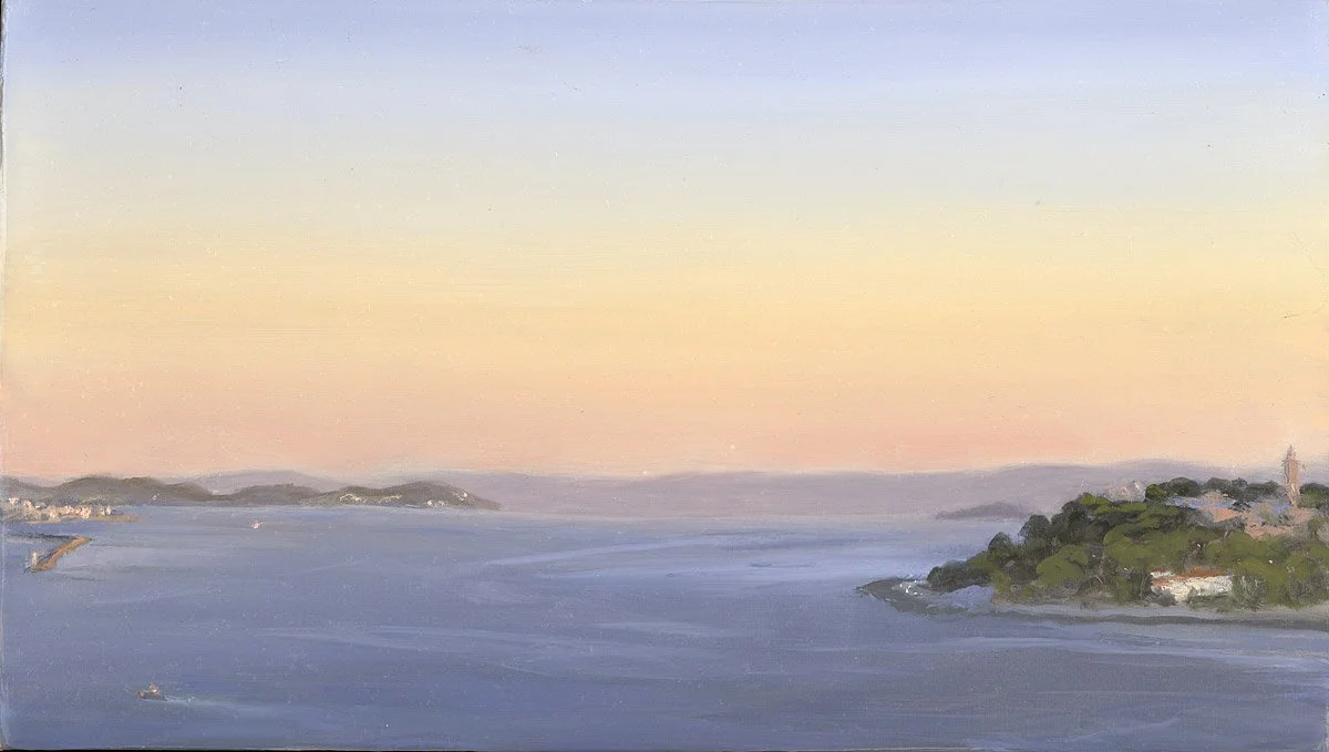 "Bosphorus Twilight"
6 1/2 x 11 1/2"
oil on linen
2009
SOLD