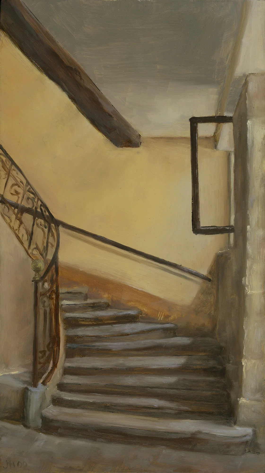 "12 Rue Jacob, Paris"
11 1/4 x 6 1/4"
oll on panel
2009