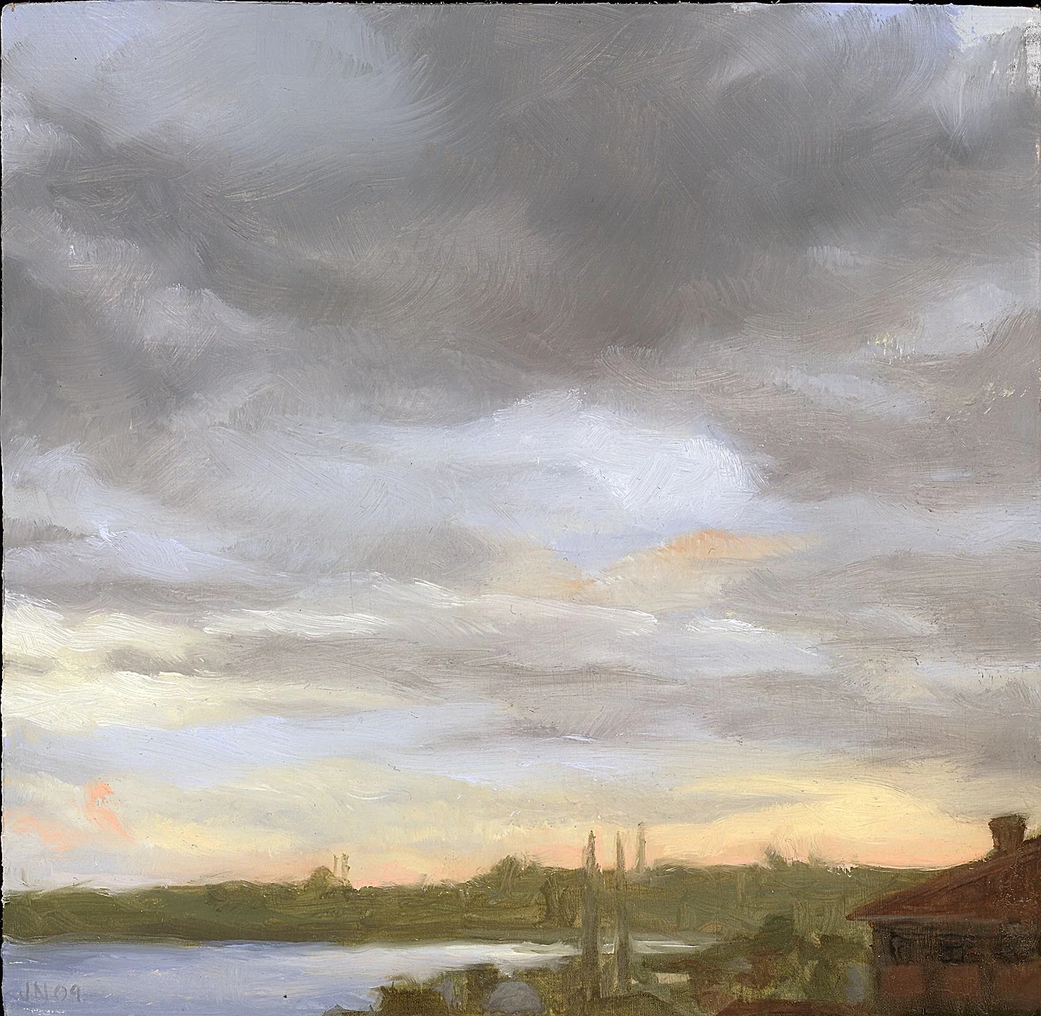 "Sultanahmet Study V"
6 x 5 3/4"
oil on panel
2009