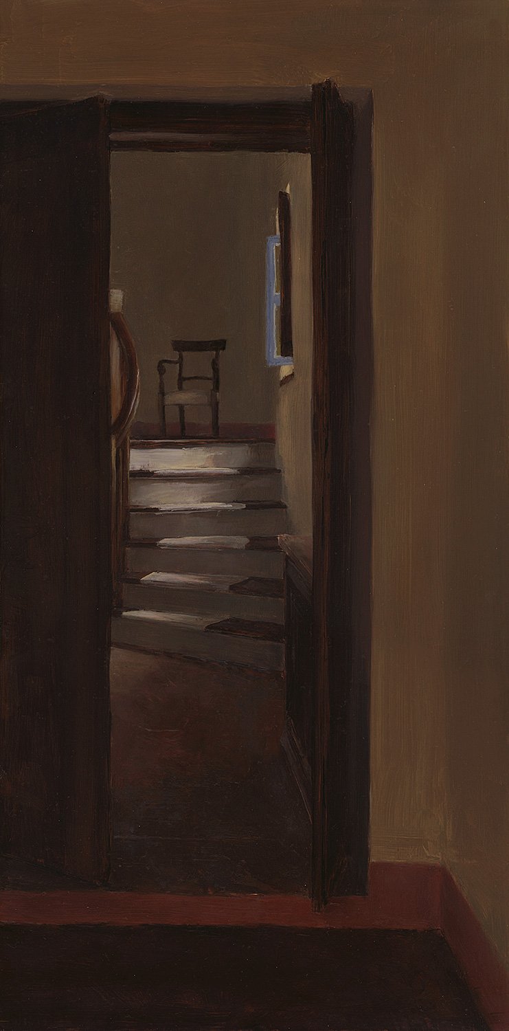 A Quiet Spot
15 3/4 x 7 3/4"
oil on panel
2013