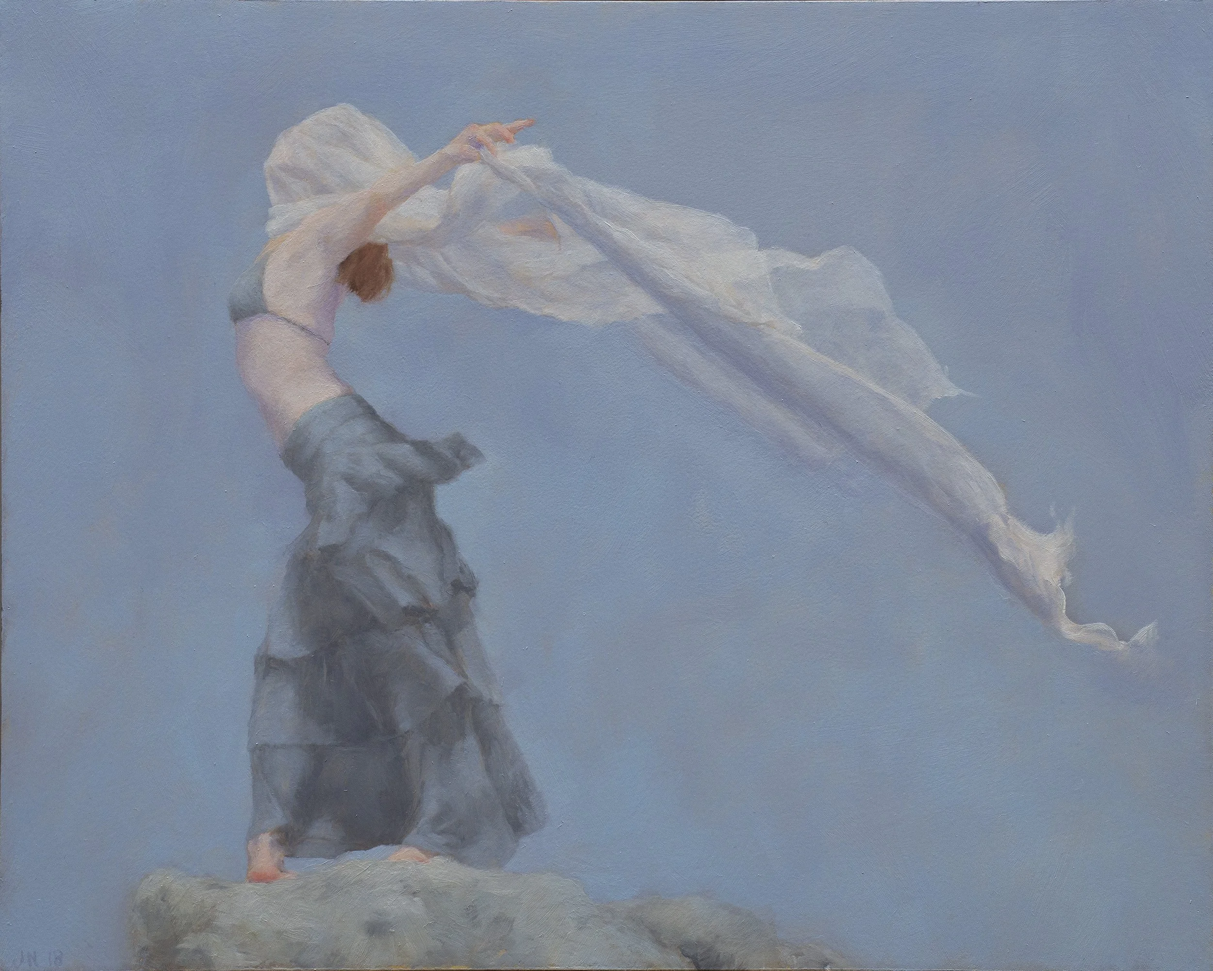 Into the Wind's Embrace
8 x 10 in.
oil on panel
2018