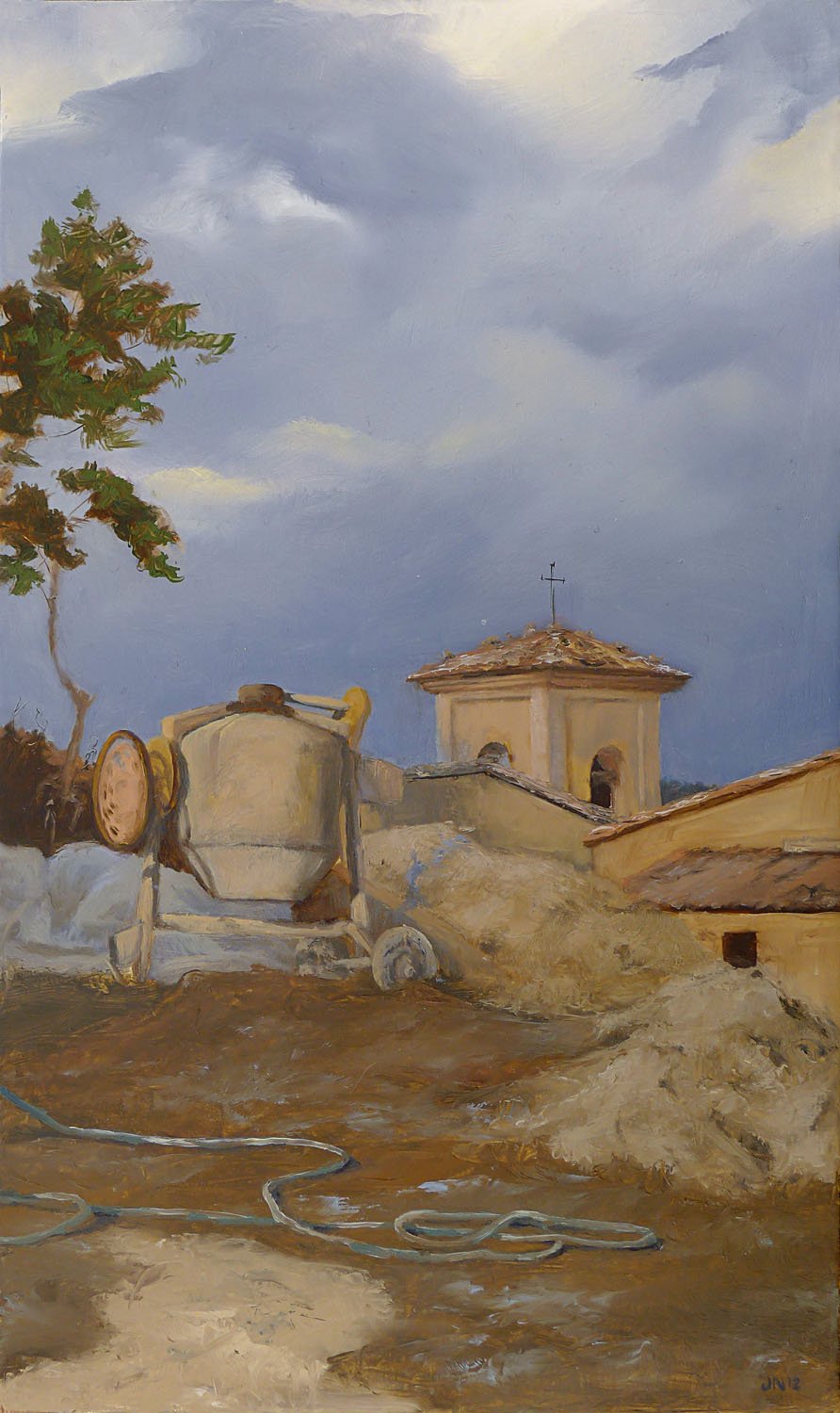 Construction at the Residency, Tuscany