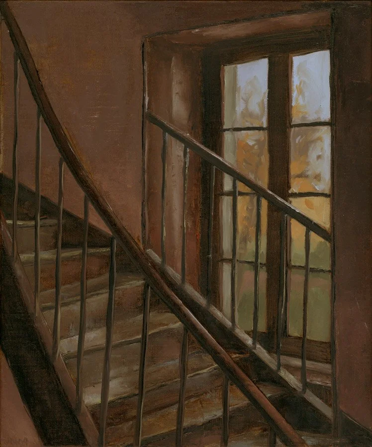"Le Quesnoy Staircase"
6x 8 1/2"
oil on linen
2009