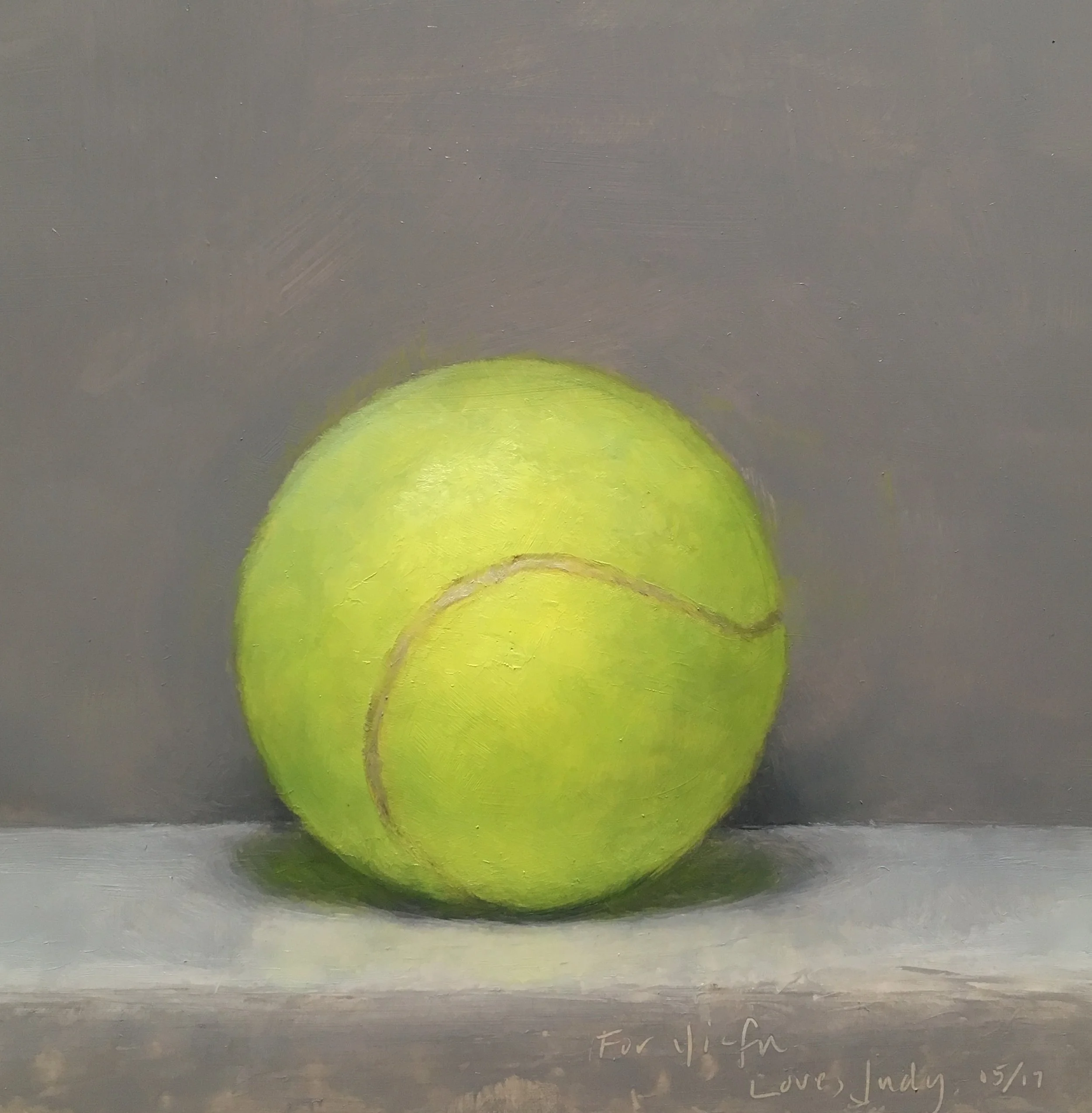 "For Yi-fu"
6 x 6"
oil on paper
2016