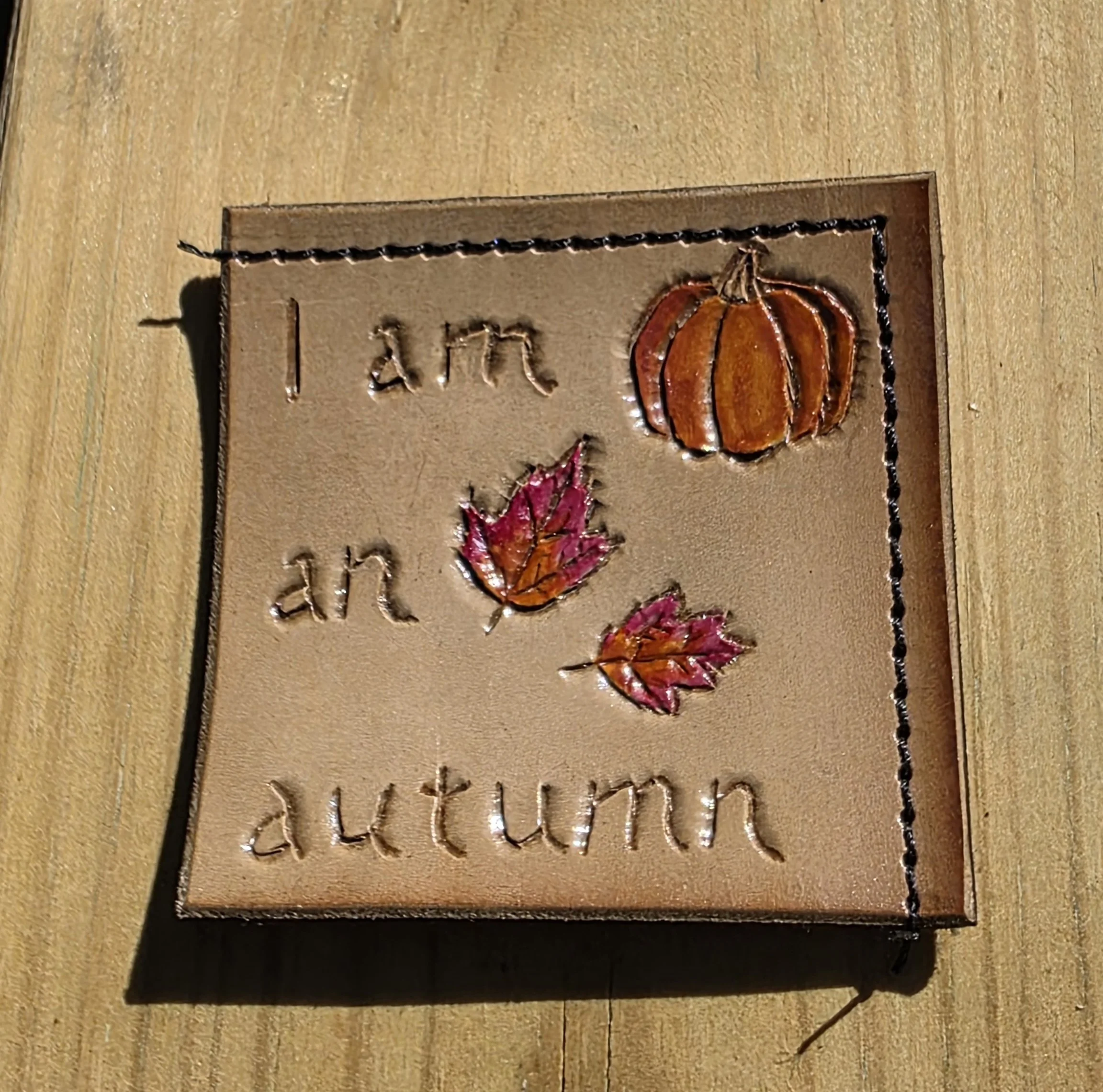 Corner Bookmark - I am an Autumn