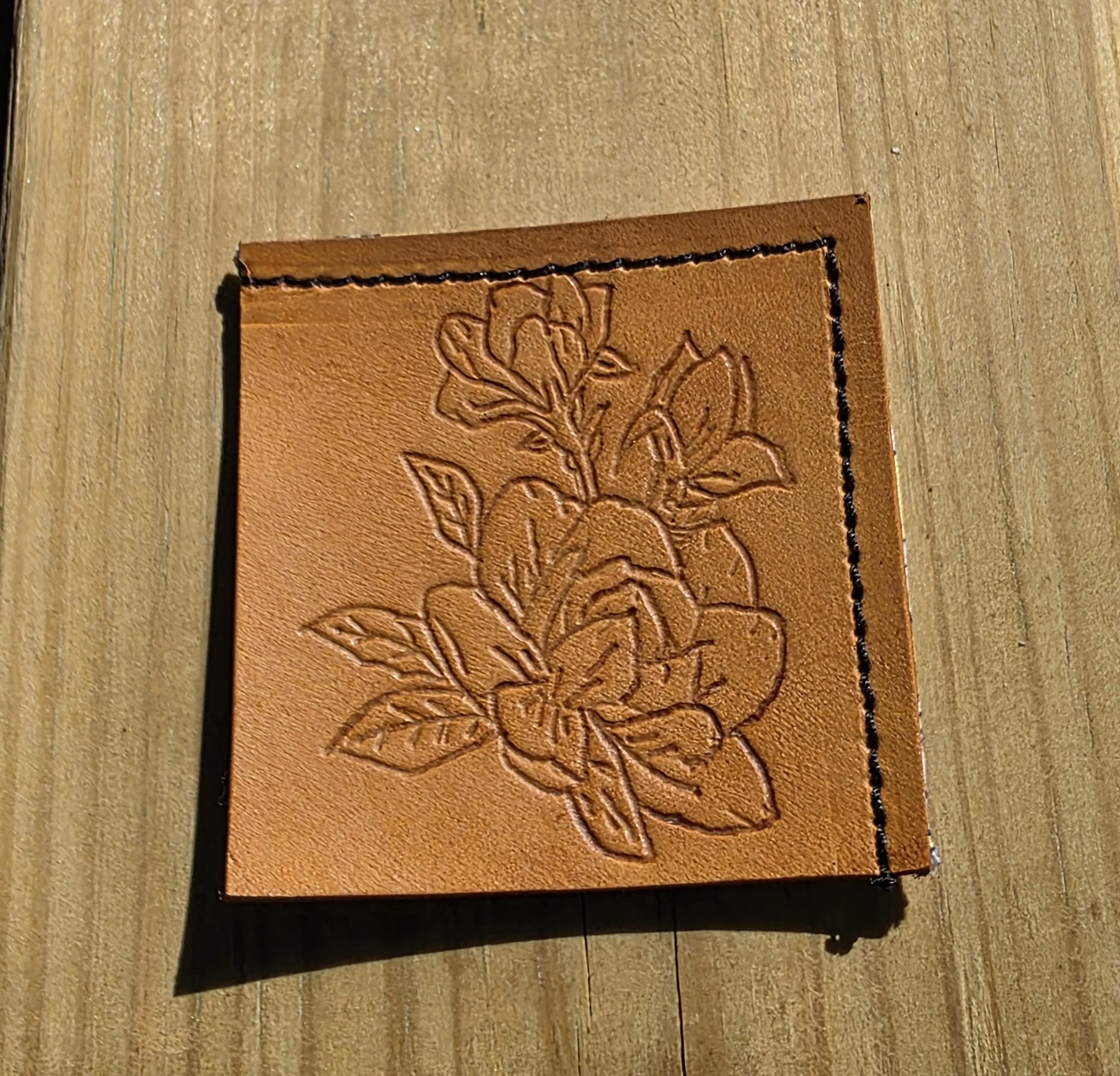 Corner Bookmark - Western flower