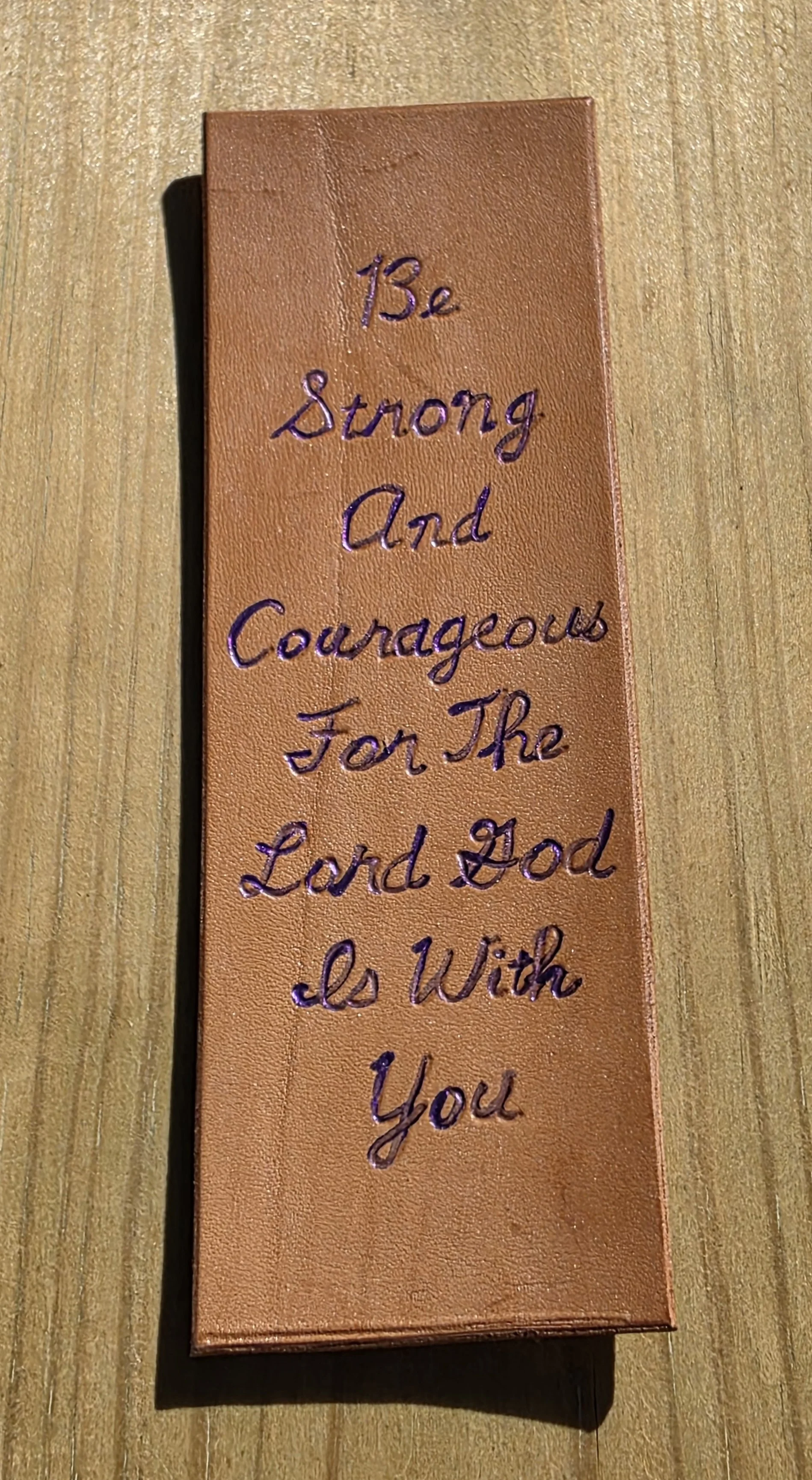 Standard Bookmark - Be Strong