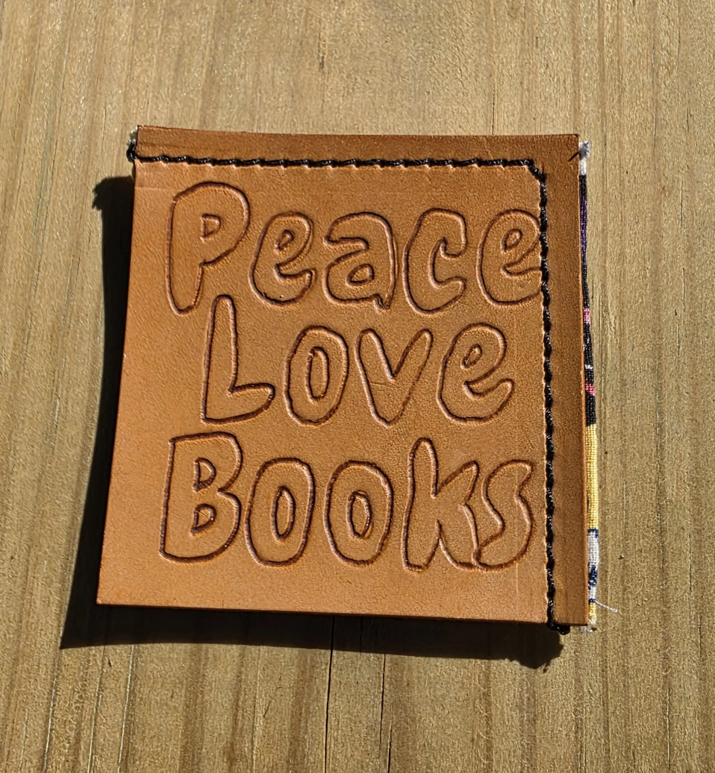 Corner bookmark - Peace Love Books