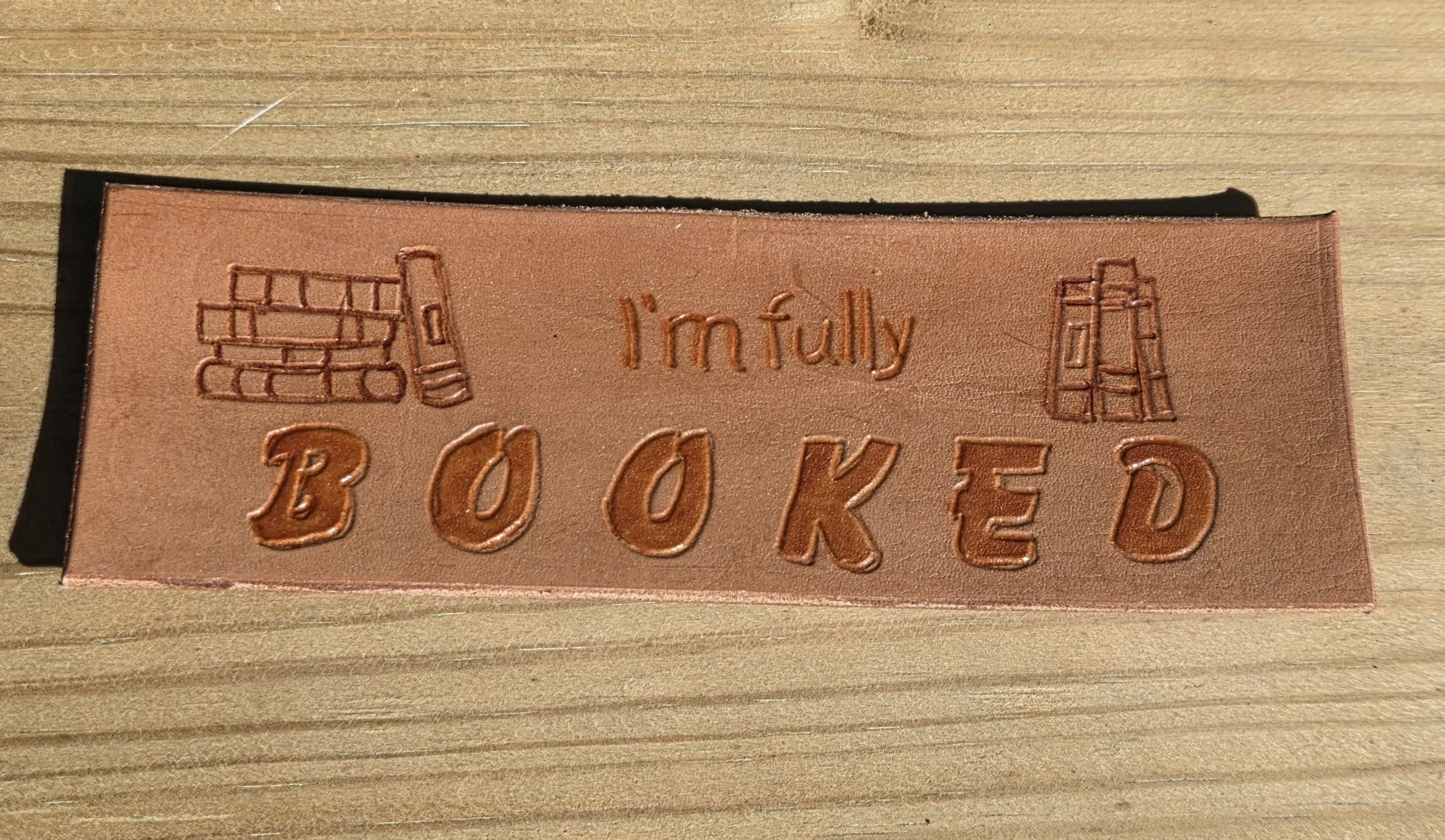 Standard Bookmark - I'm Fully Booked