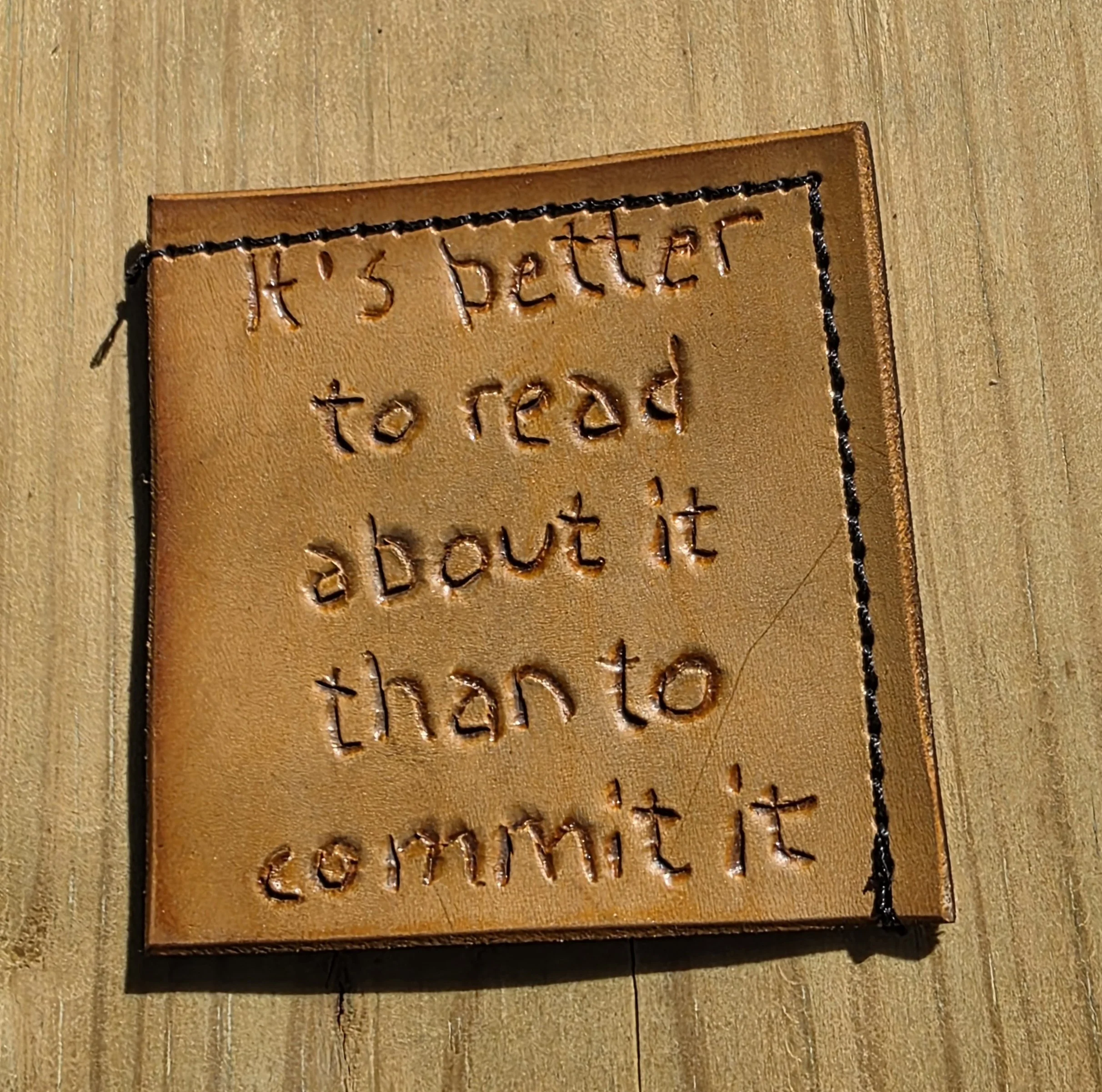 Corner Bookmark - It's better to read about it..