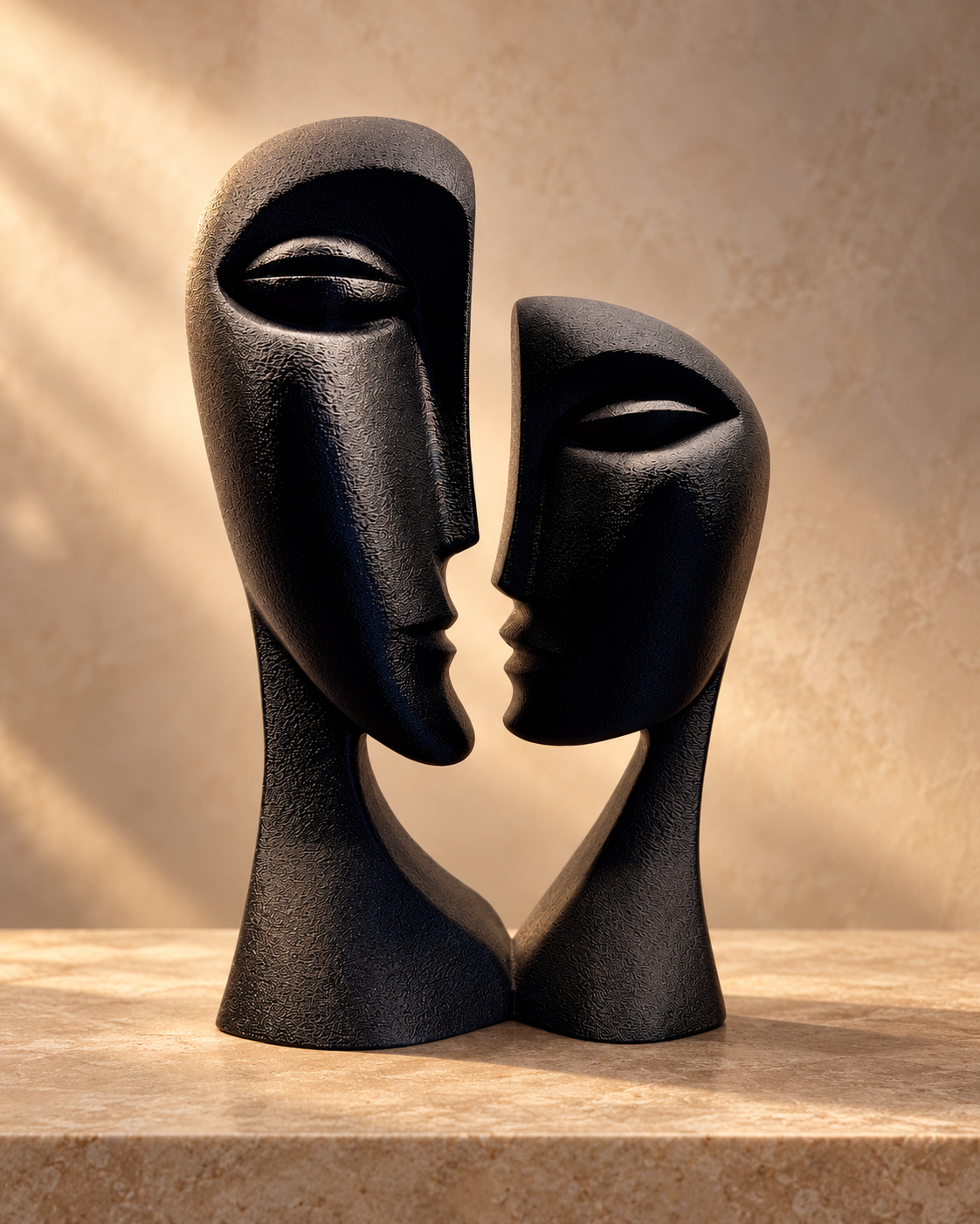 Unspoken - Sculptural Face Duo