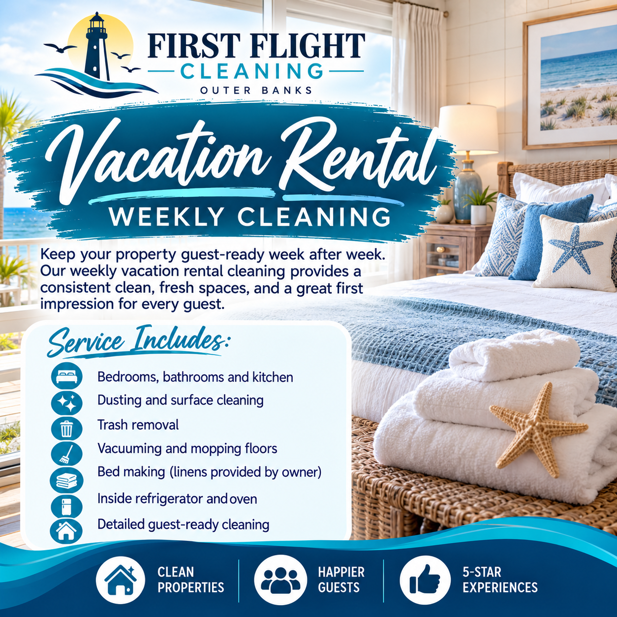 Vacation Rental & Airbnb Turnover Cleaning