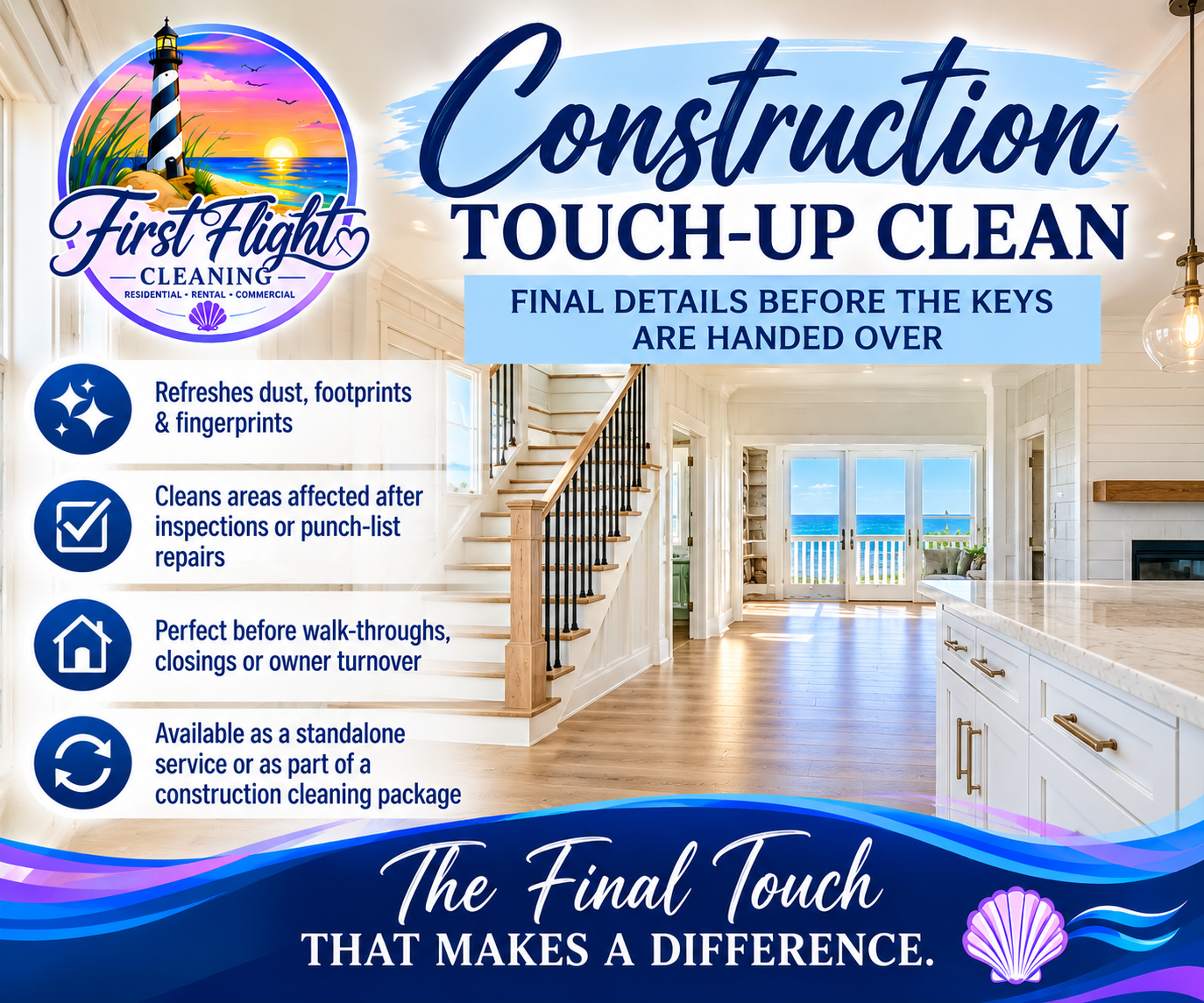 Commercial Touch-Up Cleaning!