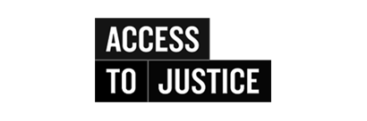 Access to Justice logo in black