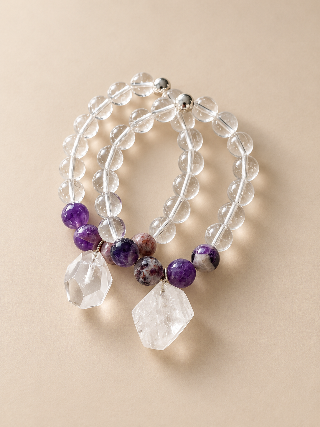 Crystal Quartz and Amethyst Bracelet Set.png