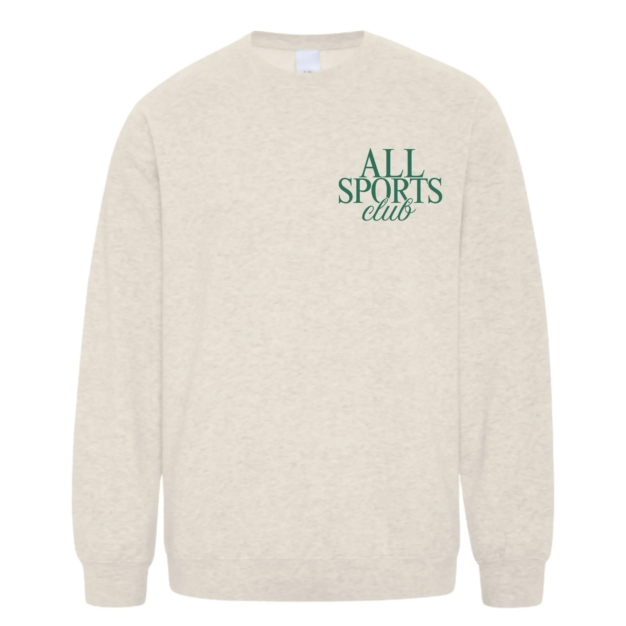 All Sports Club-Crew-Unisex-OATMEAL