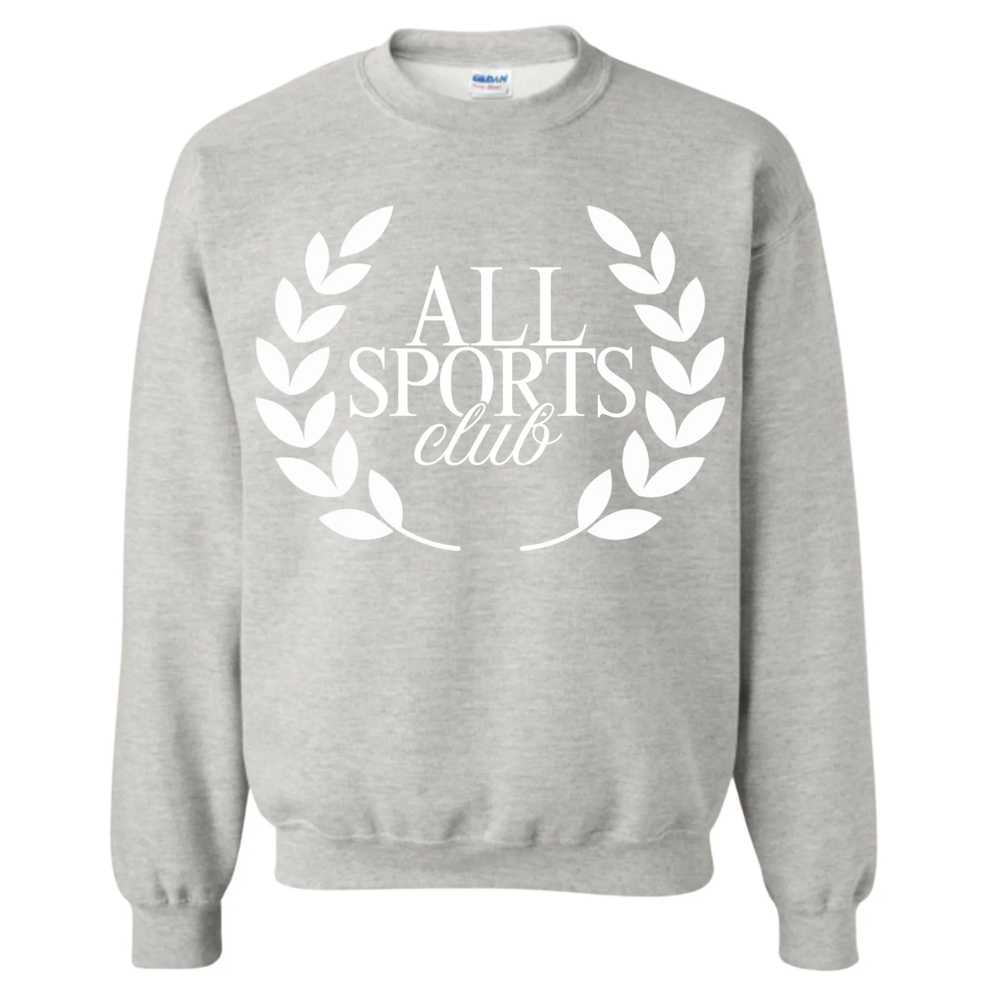 All Sports Club-Crew Crest-Unisex-ASH