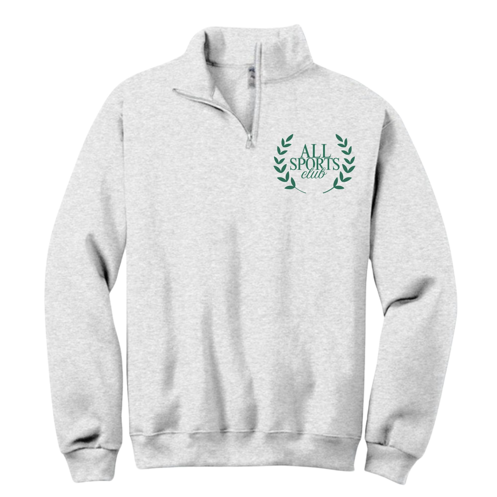 All Sports Club-1/4 Zip-Unisex-ASH