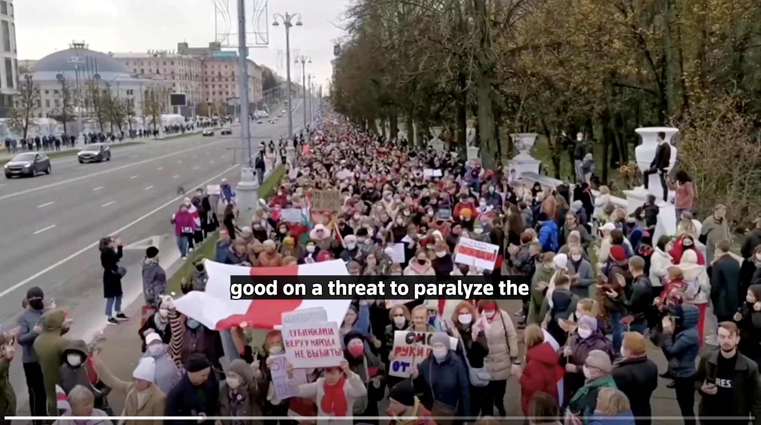 Workers and students pose strike challenge to Belarusian leader