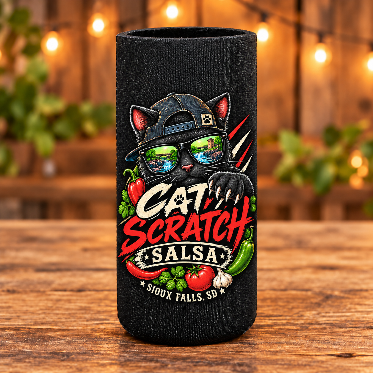 Koozie with a Hat