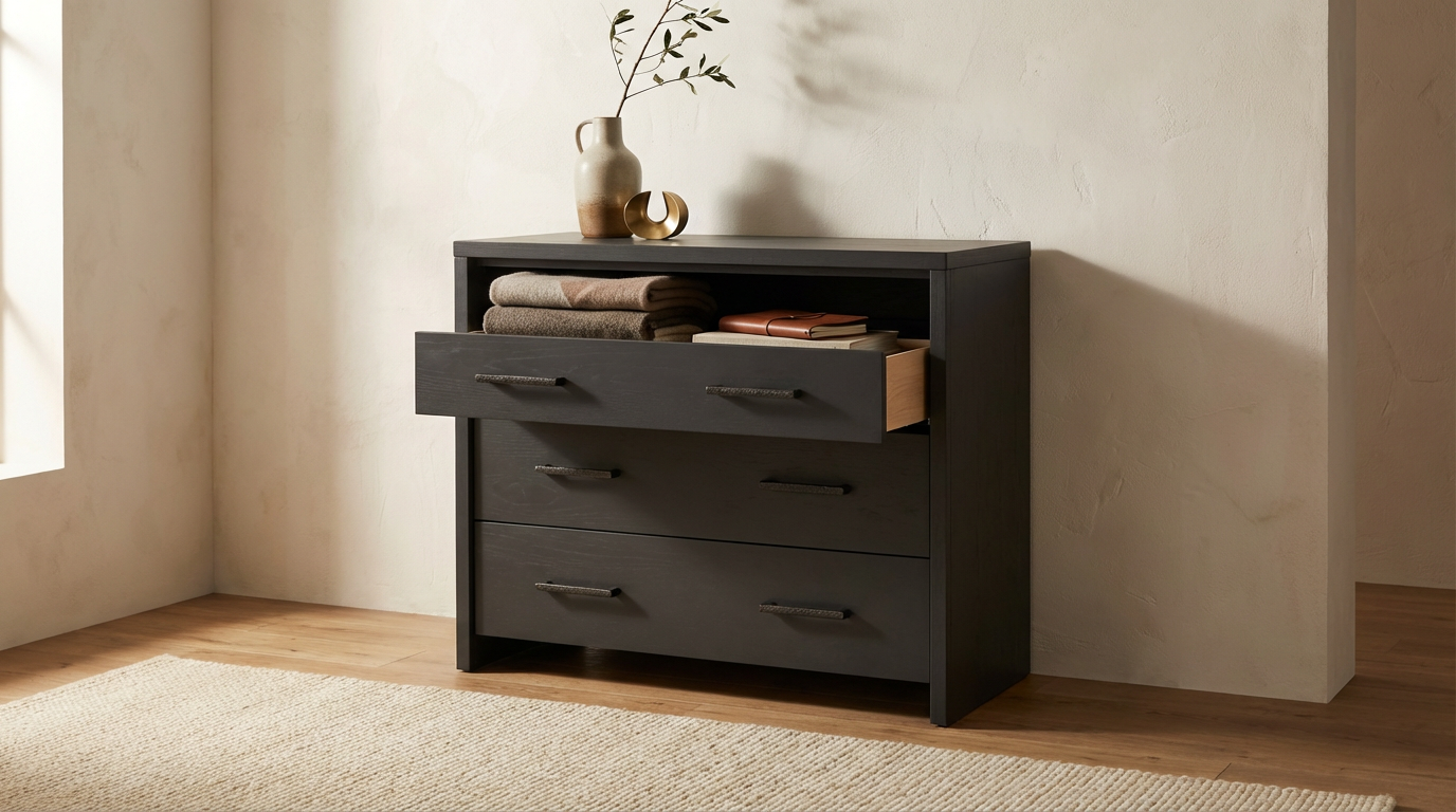 Charcoal Drawer Unit