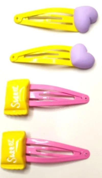 Candy & Heart Charm Kawaii Hair Clips