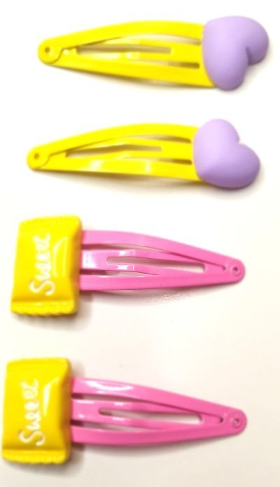 sweet candy and purple heart hair barrette2.jpg