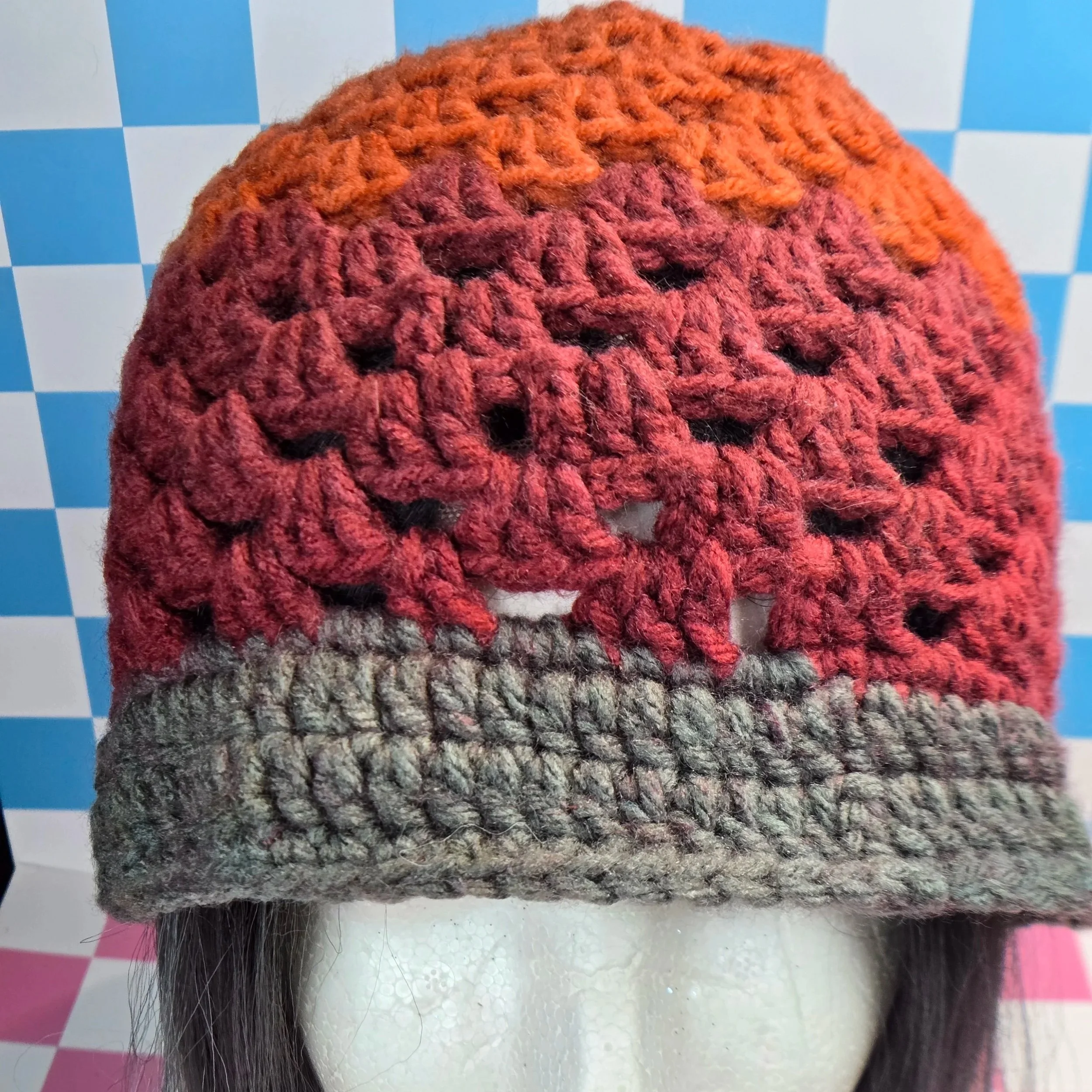🍂🧡 Rustic Rust Crochet Bucket Hat