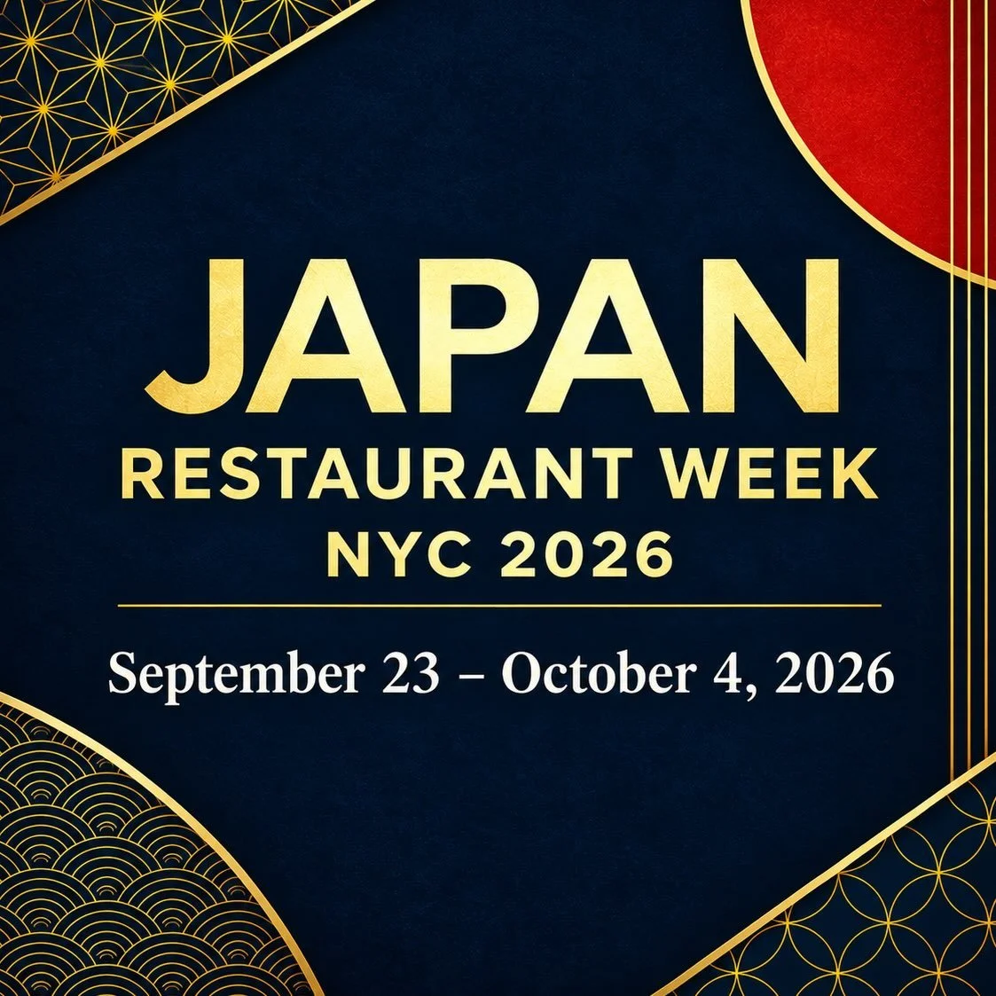 Japan Restaurant Week NYC 2026

Black Truffle Duck Curry Udon with Japanese Rice flour. 
Japan Restaurant Week NYC 2026 will take place from September 23 to October 4, featuring Japanese ingredients at restaurants across New York City.

Special dishe