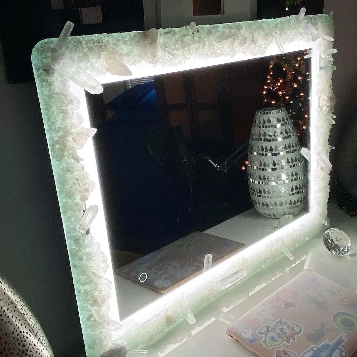 Clear Quartz LED Mirror