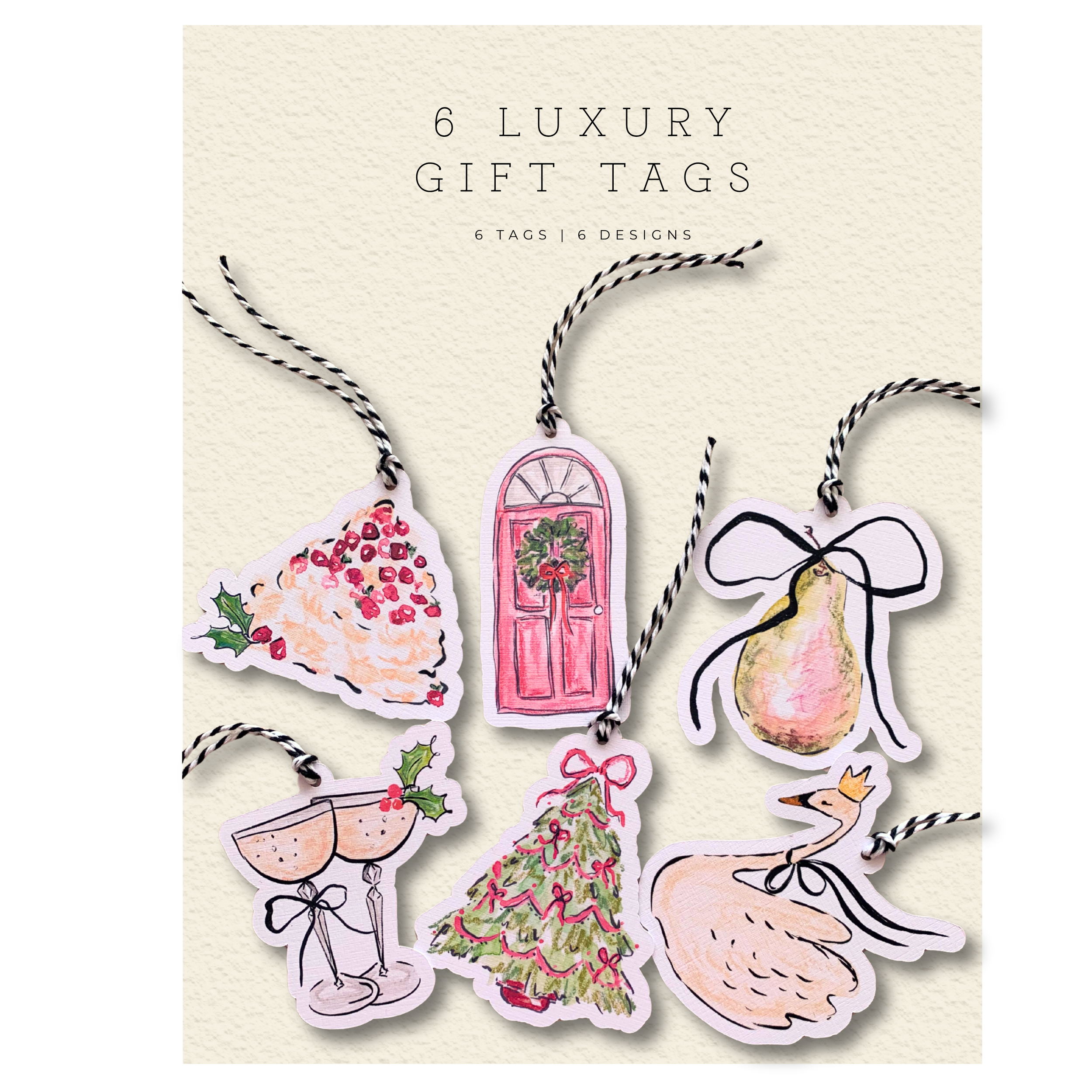 Luxury Christmas Gift Tags