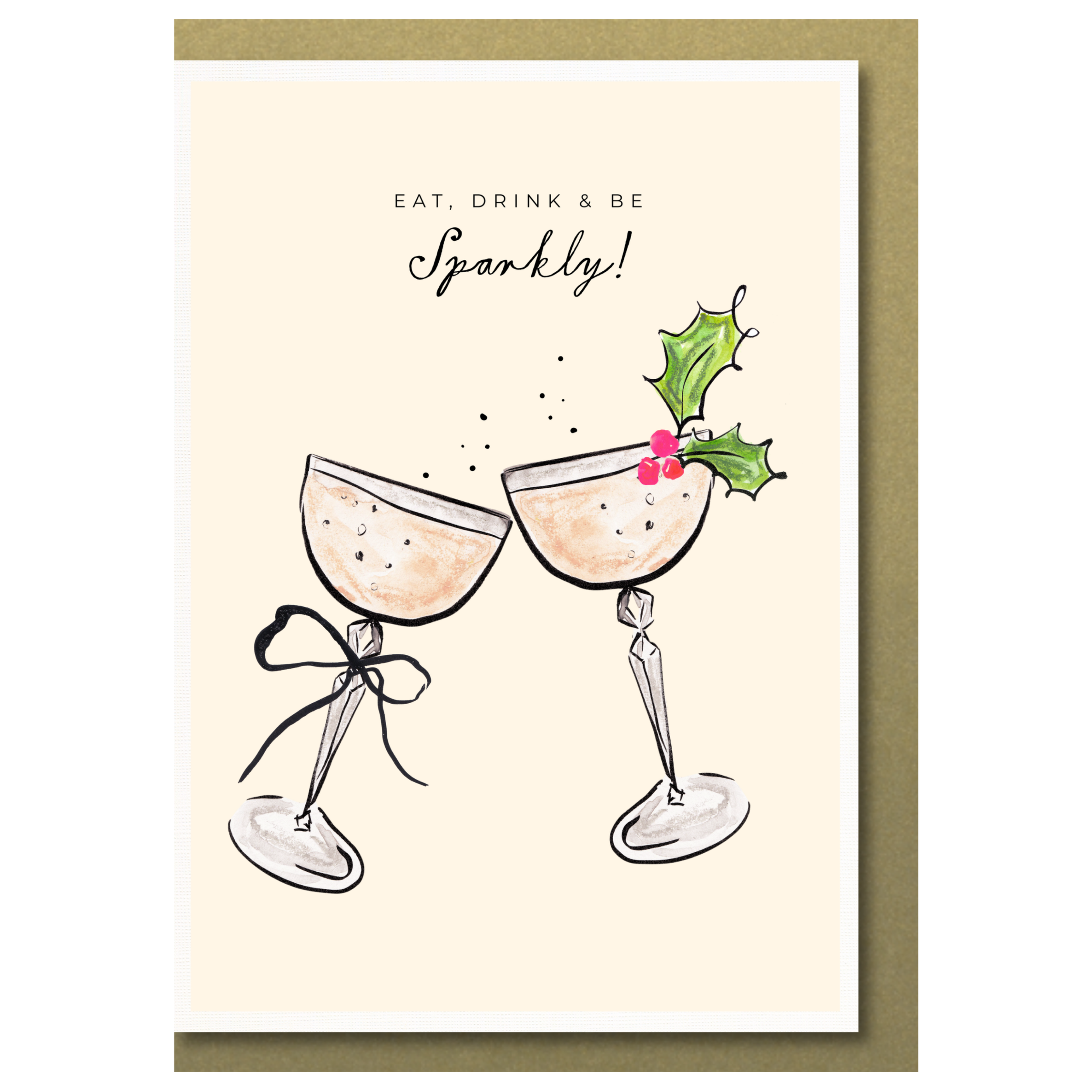 Be Sparkly Christmas Card