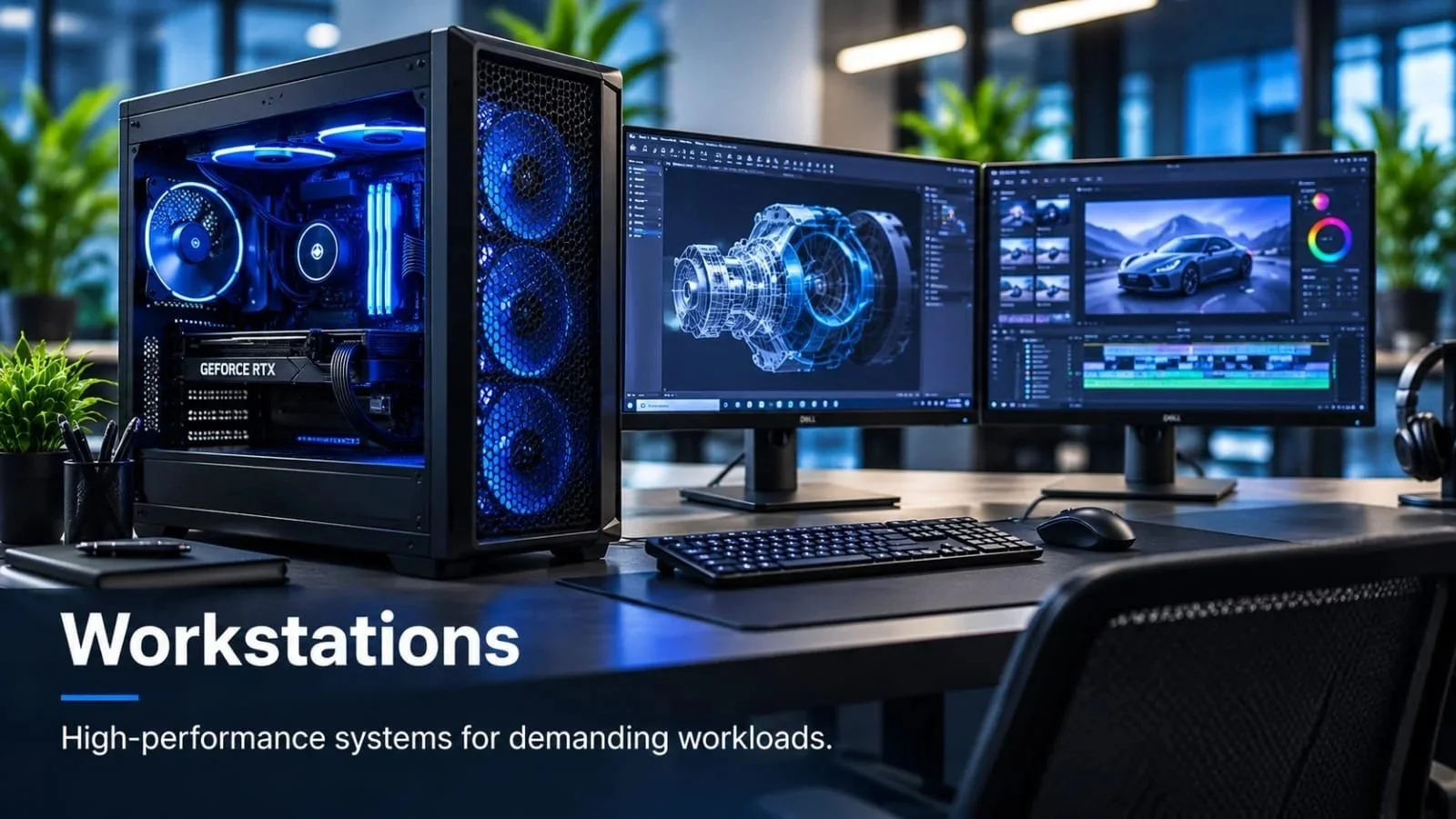 High-performance systems for demanding workloads, professional applications and specialist use.