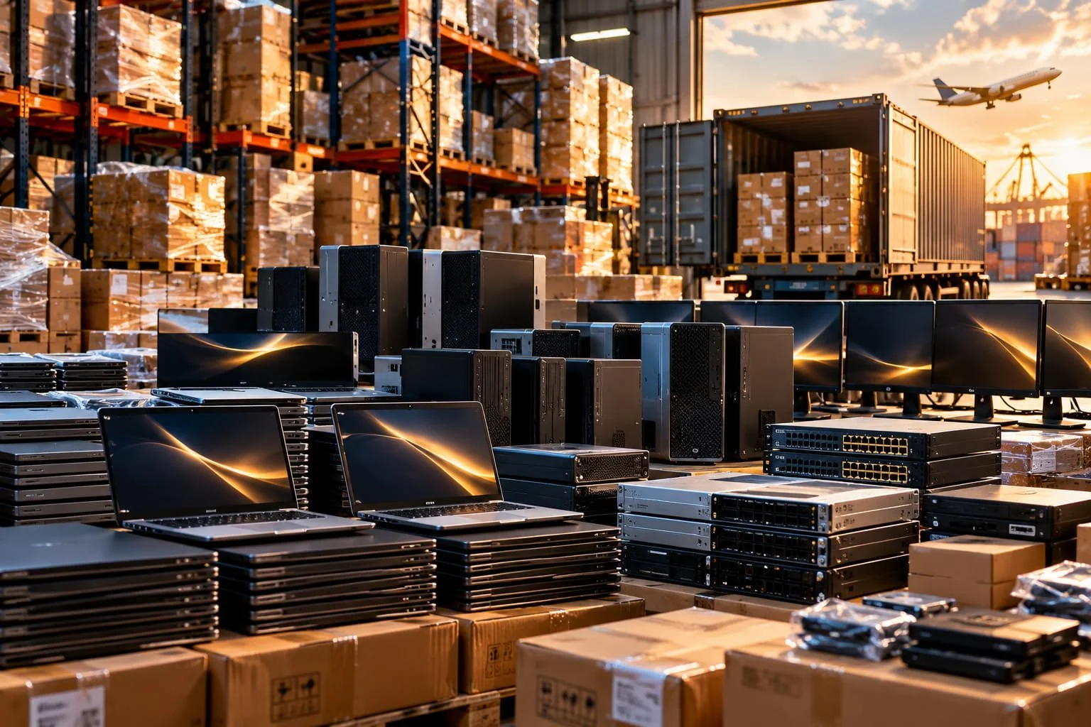 Bulk IT equipment procurement and logistics