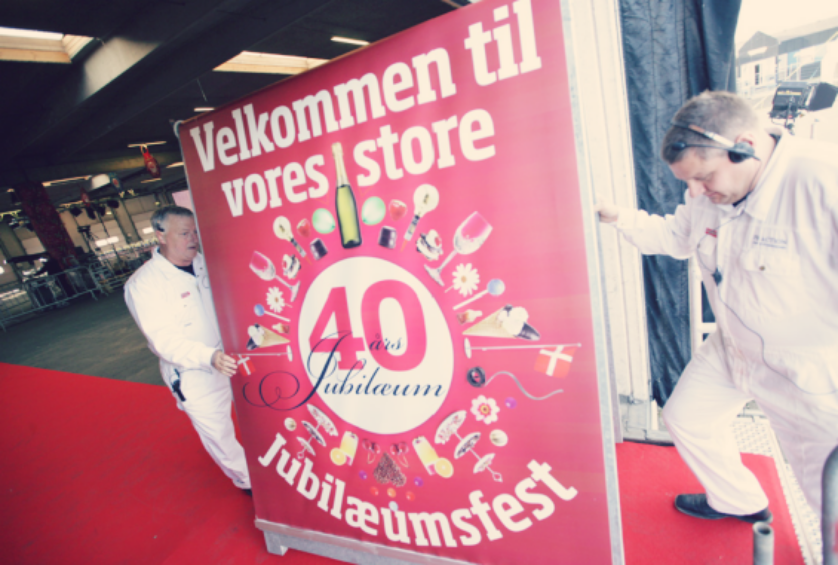 Peter Bindner stod for BILKAs store 40 jubilæum i hele Danmark