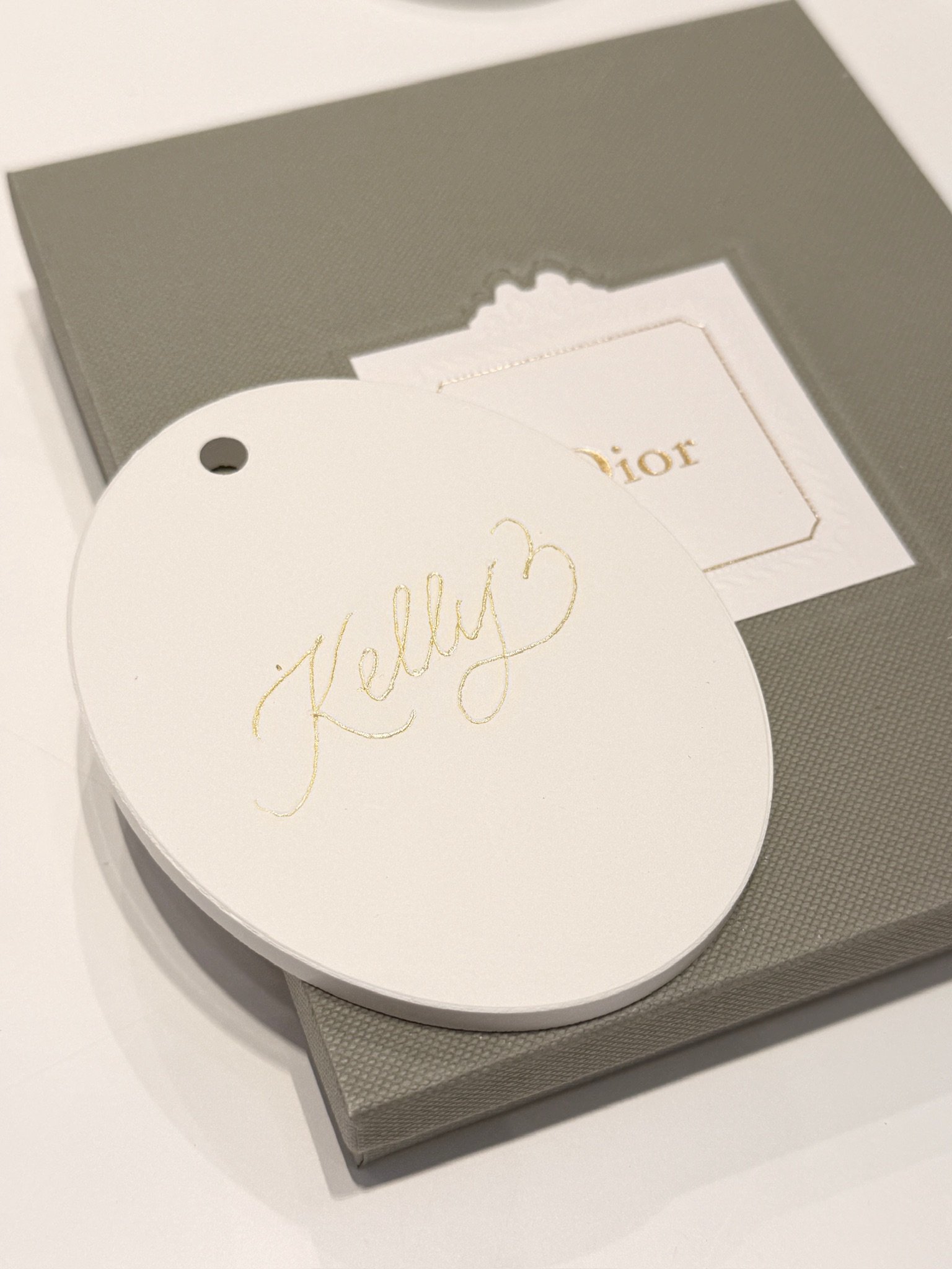 Dior Medallion Engraving 