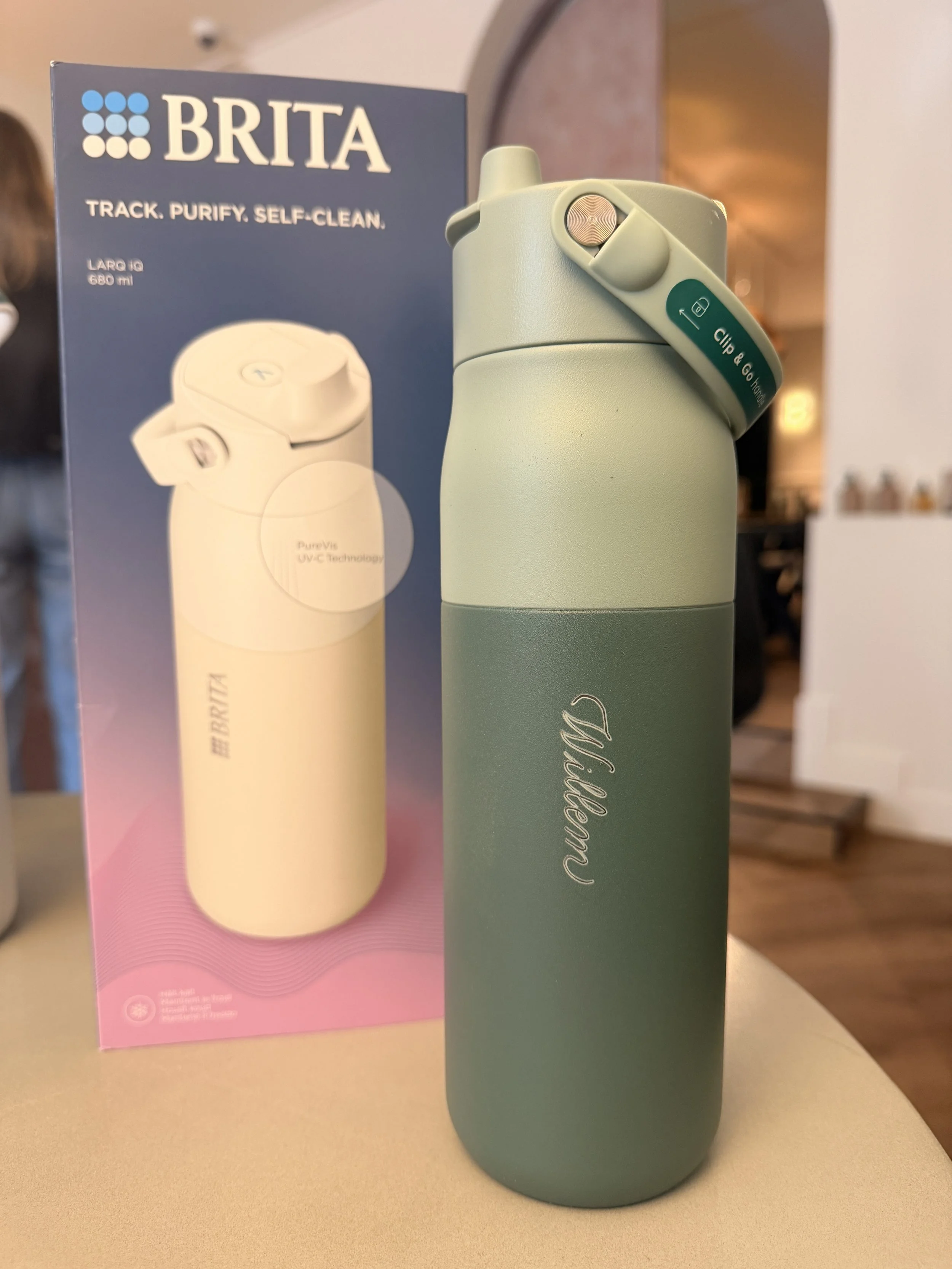 Brita Nederland graveren in fles