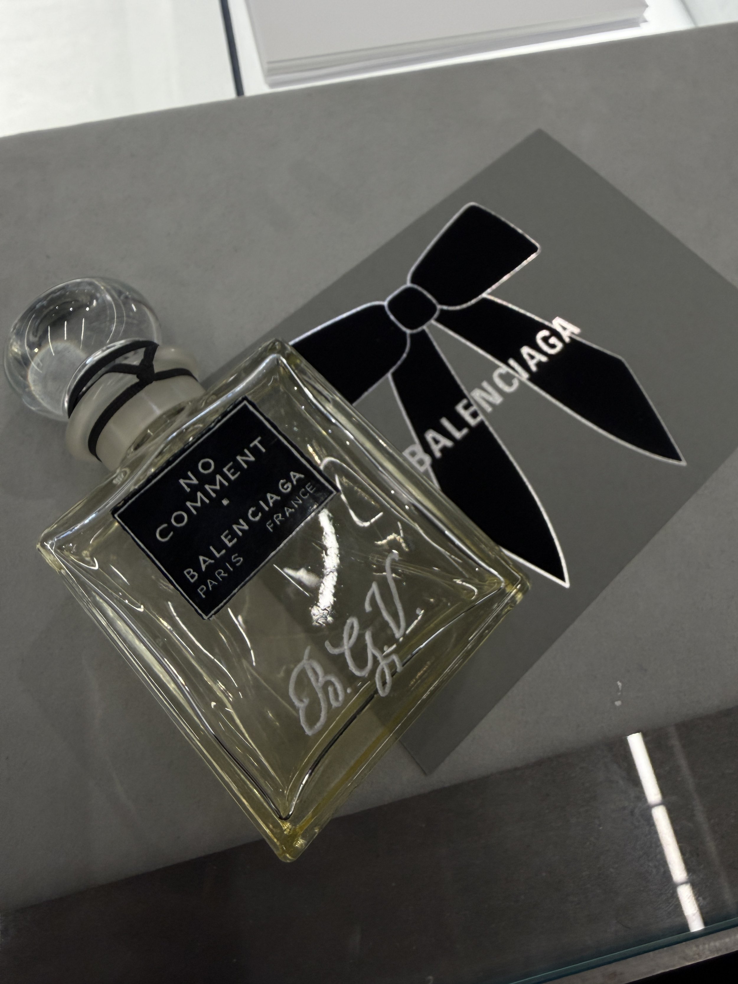 Balenciaga engraving