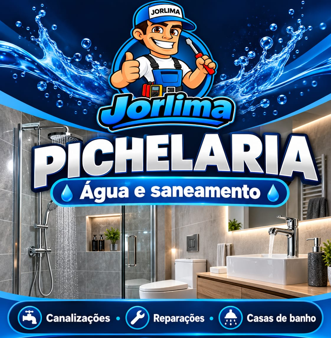 Instalação e reparação de canalizações de águas e esgotos, substituição de torneiras e montagem de louças sanitárias. Serviço na Zona Norte . Peça o seu orçamento á medida do seu trabalho.
