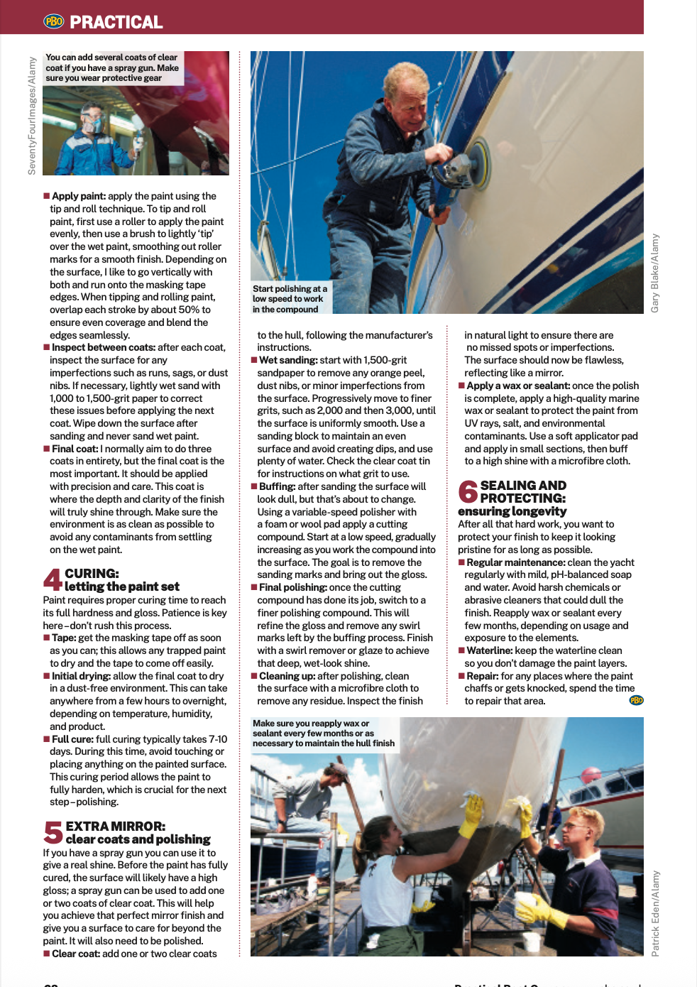 Practical Boat Magazine - How to get a mirror finish - Lyndon March 