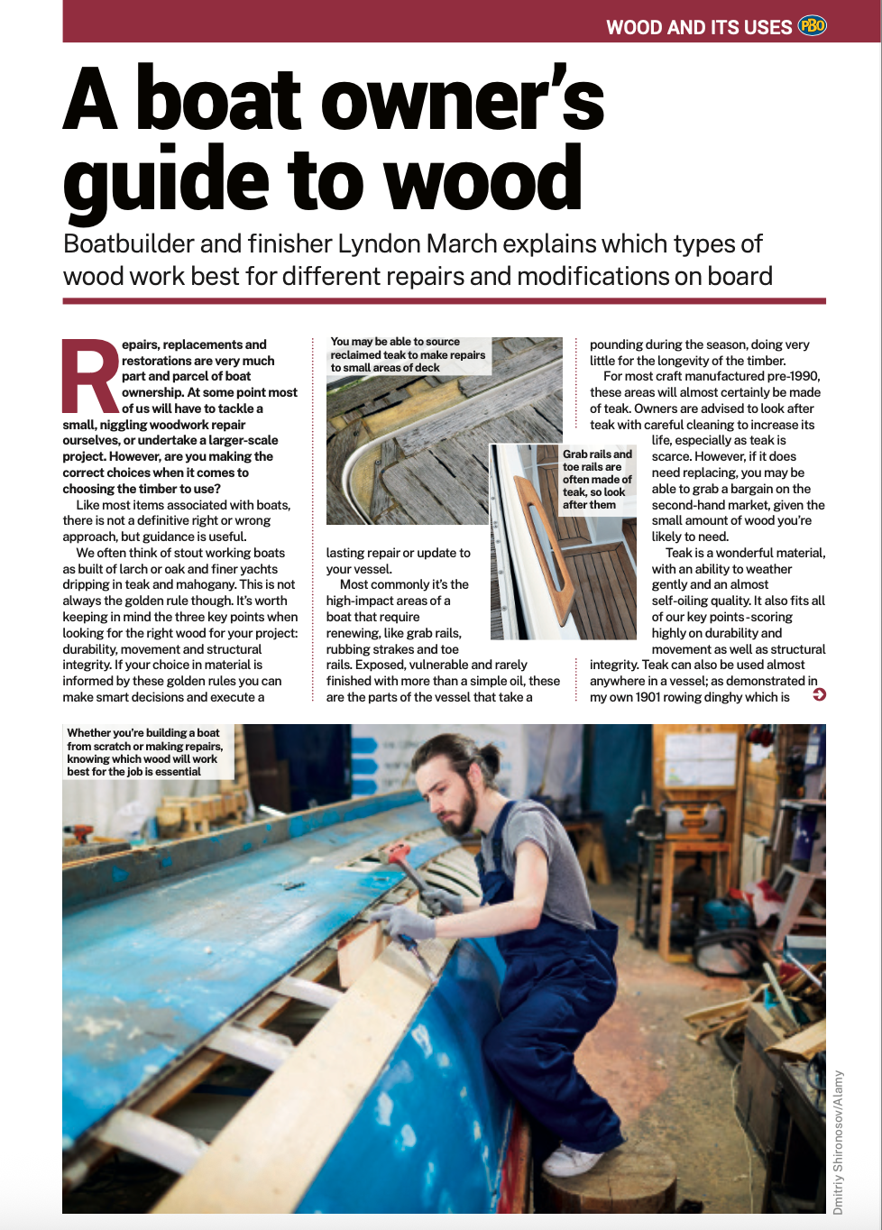 Practical Boat Owner - A Boat owners guide to wood - Lyndon March